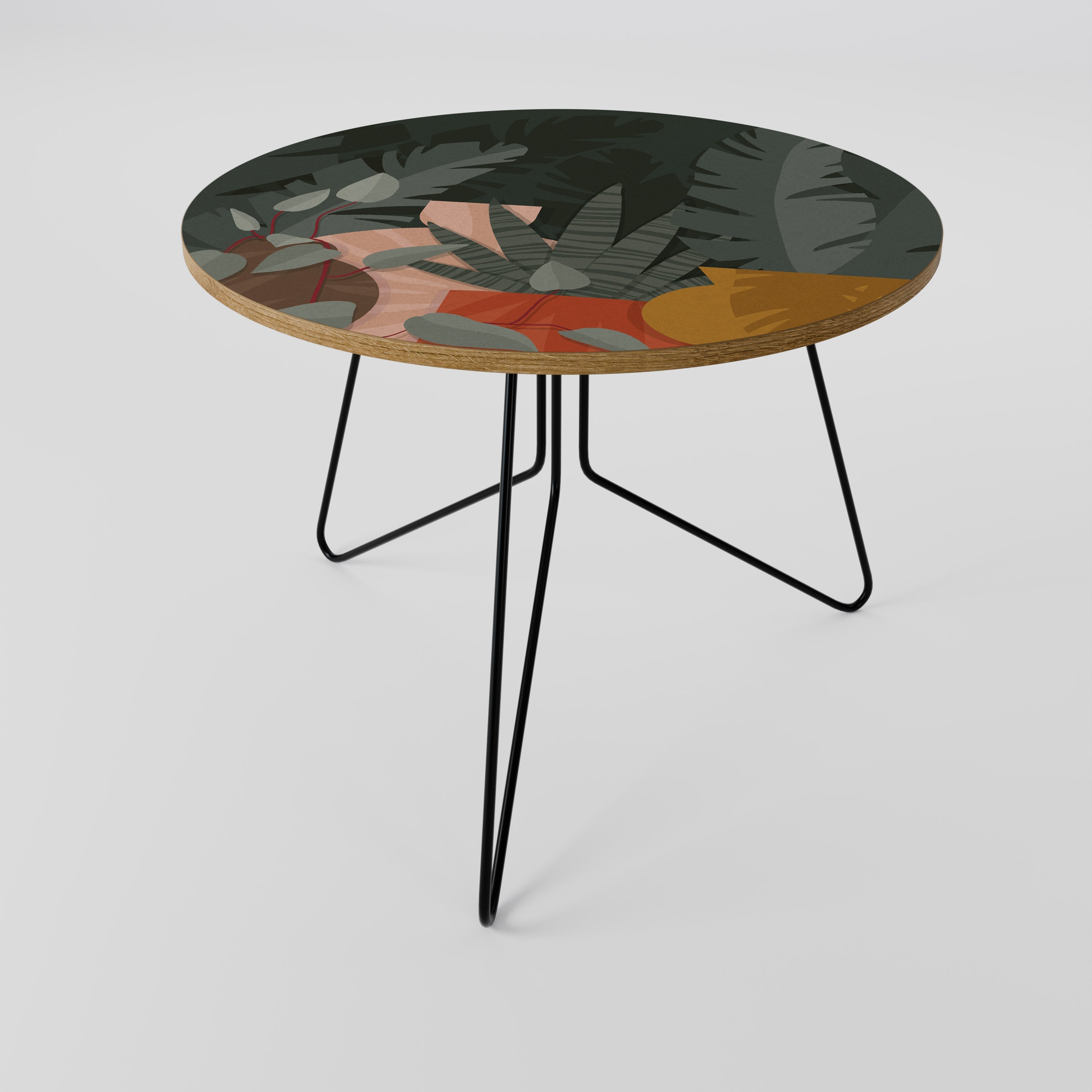 Table basse COMPOSITION TROPICALE 69