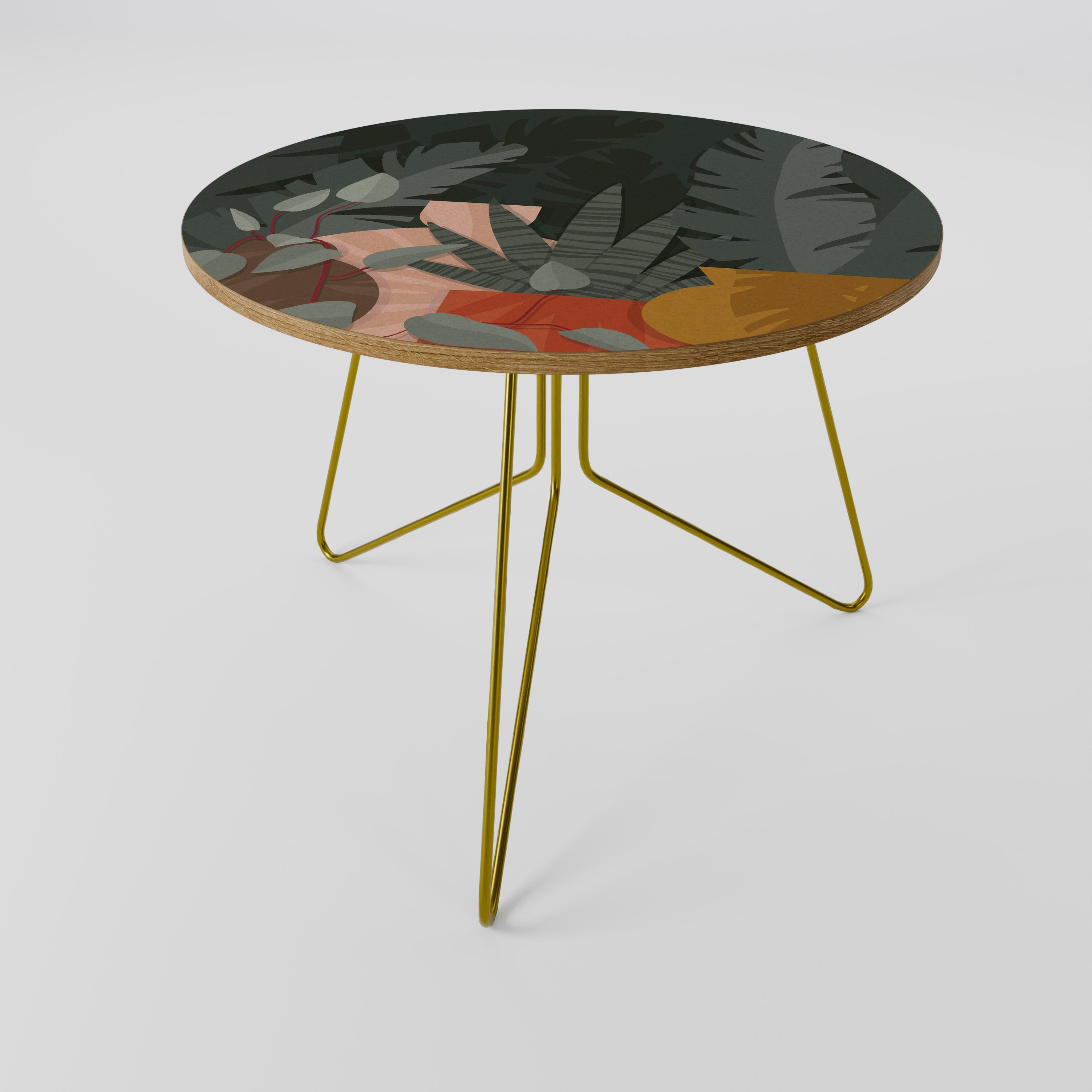 Table basse COMPOSITION TROPICALE 69