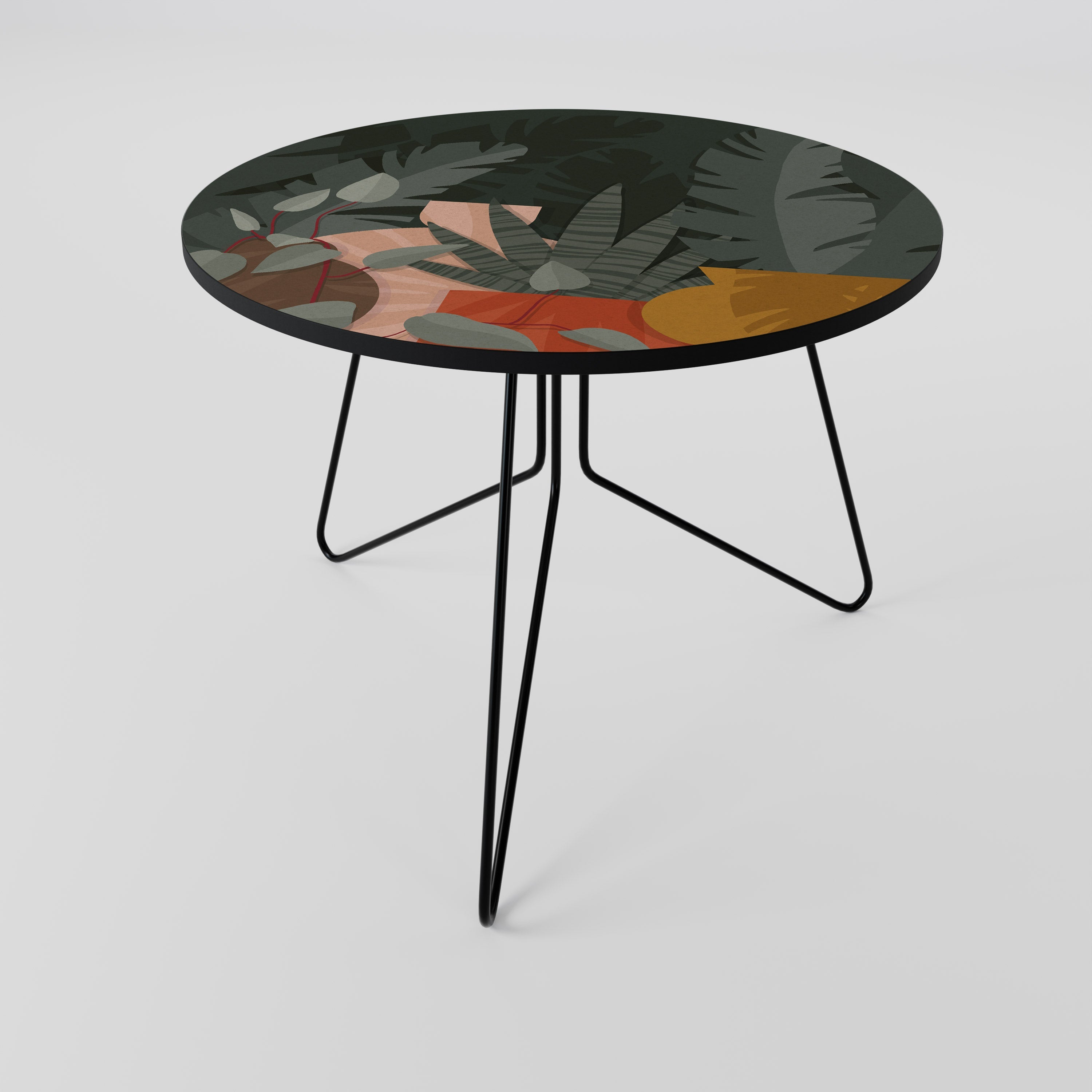 Table basse COMPOSITION TROPICALE 69