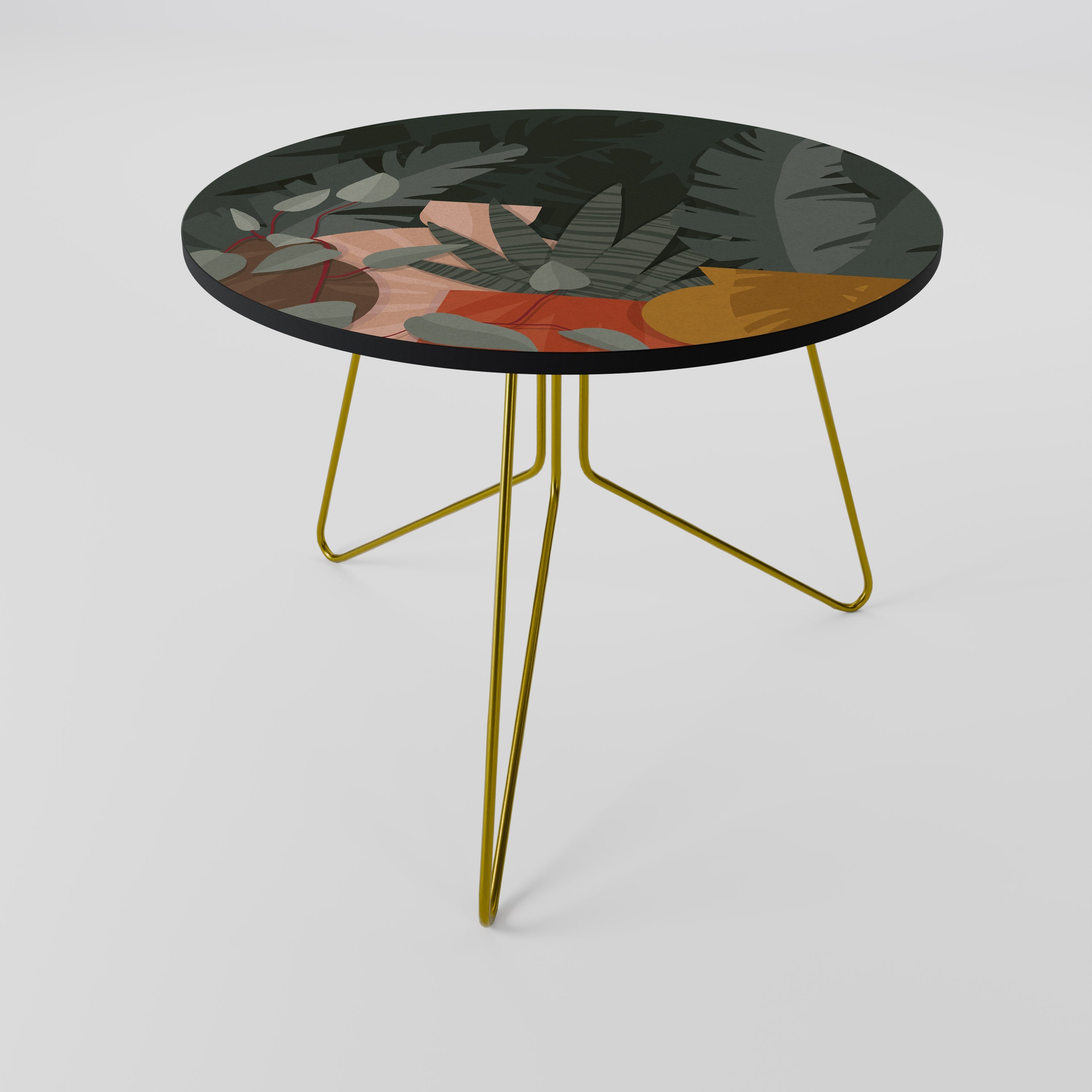 Table basse COMPOSITION TROPICALE 69