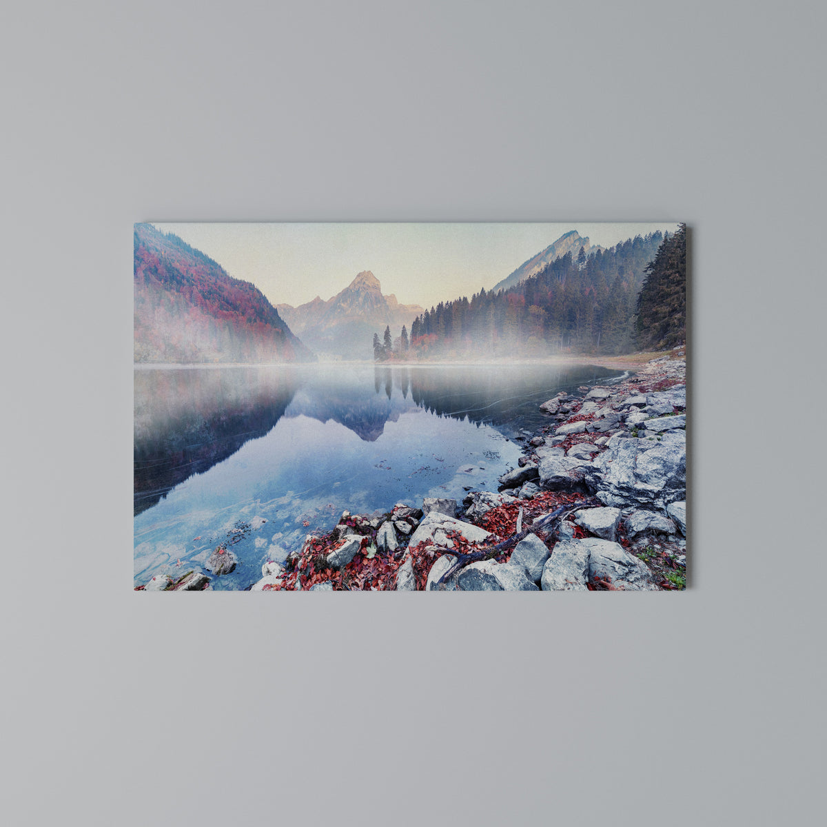 TRANQUIL WATERSCAPE Horizontal Canvas Print