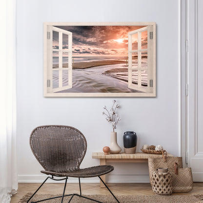 OPENING TO SERENITY Horizontal Canvas Print