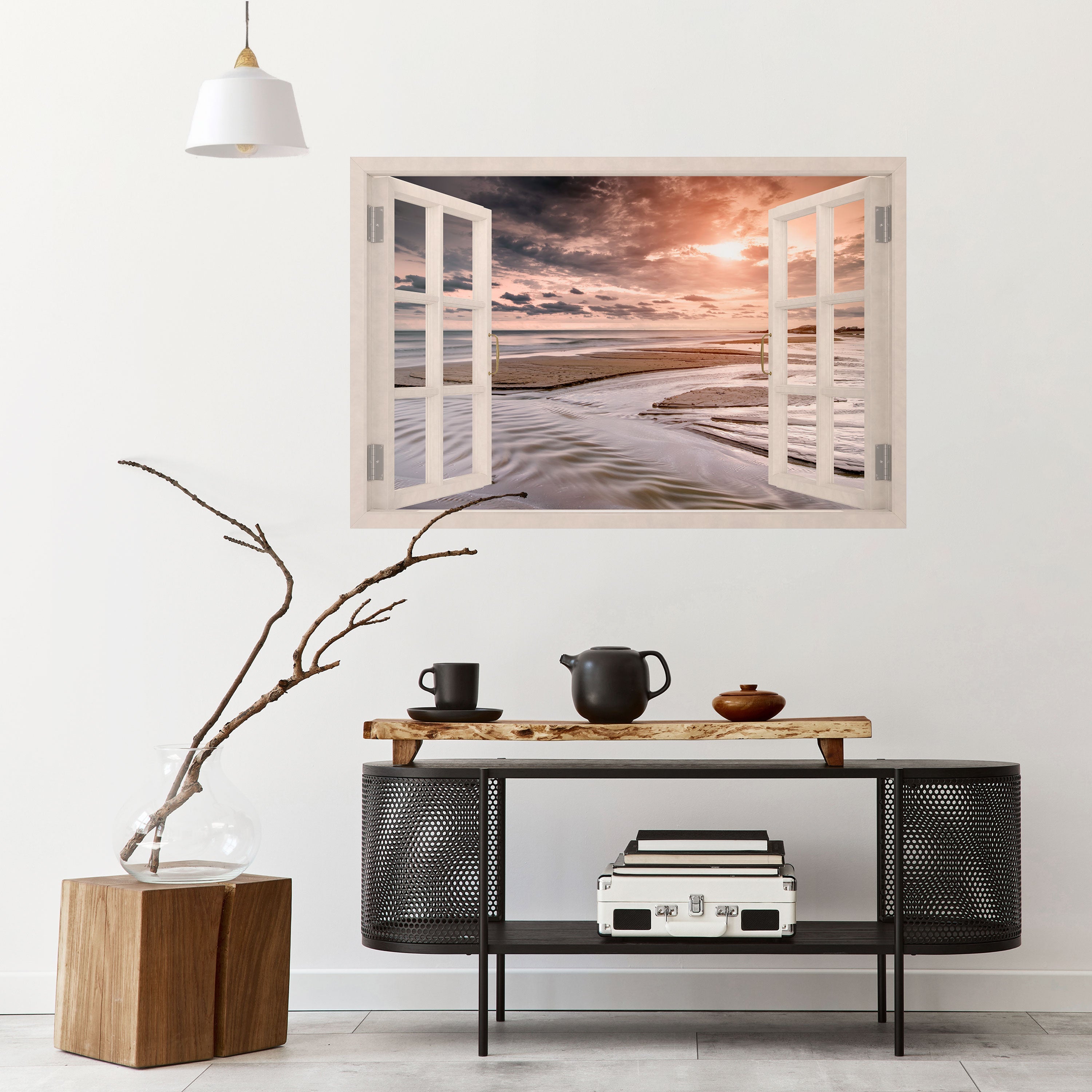 OUVERTURE À LA SÉRÉNITÉ Affiche horizontale autocollante