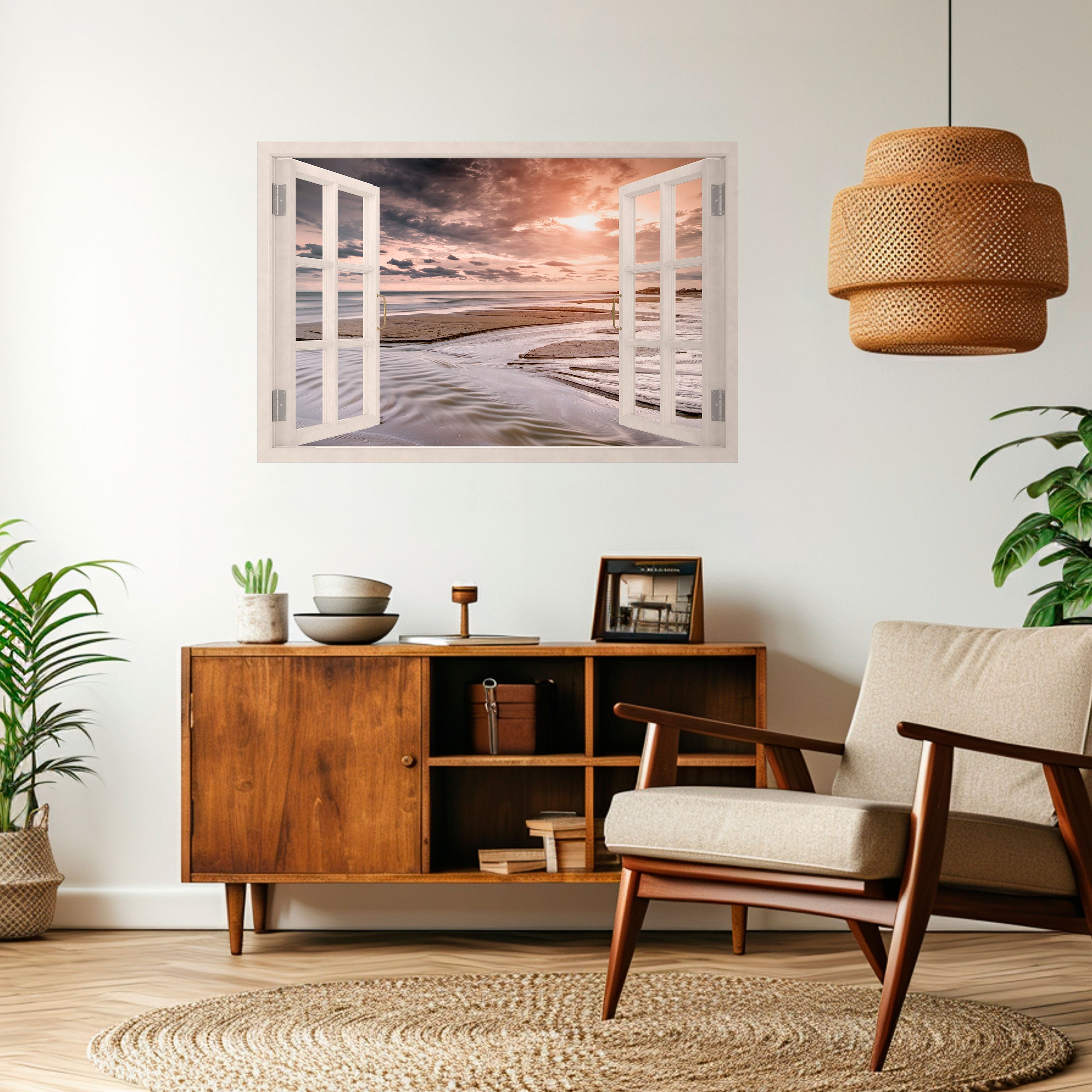 OUVERTURE À LA SÉRÉNITÉ Affiche horizontale autocollante