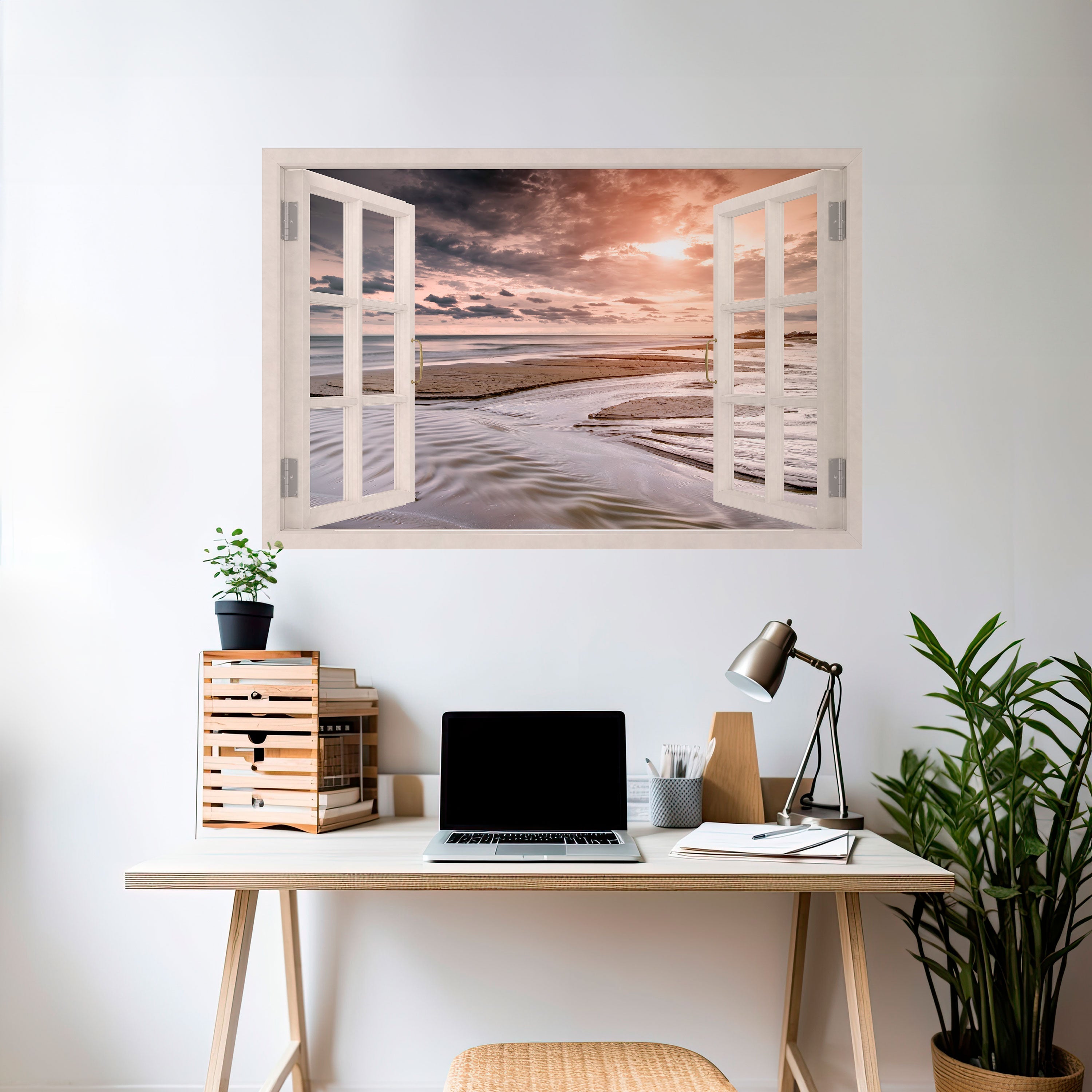 OUVERTURE À LA SÉRÉNITÉ Affiche horizontale autocollante