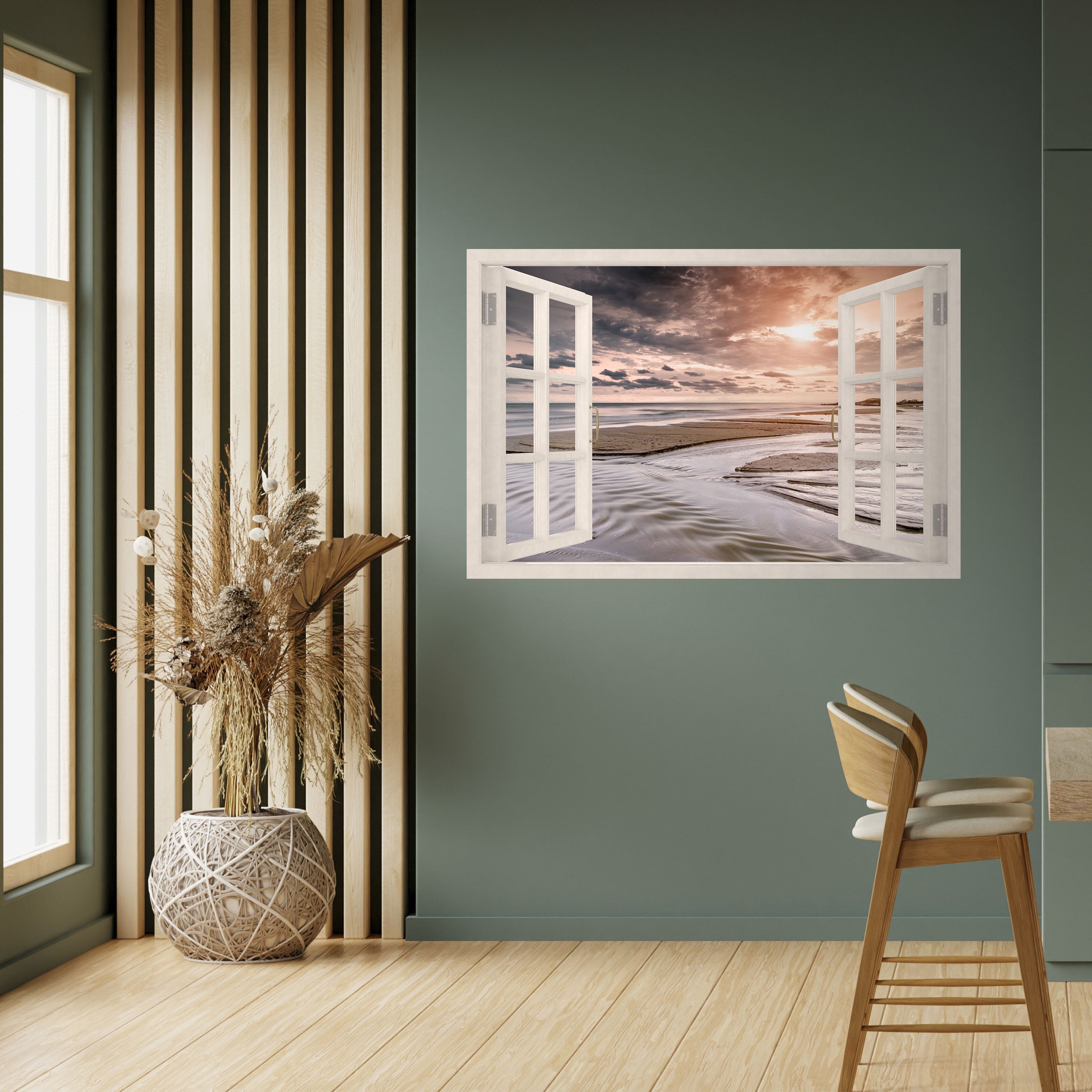 OUVERTURE À LA SÉRÉNITÉ Affiche horizontale autocollante