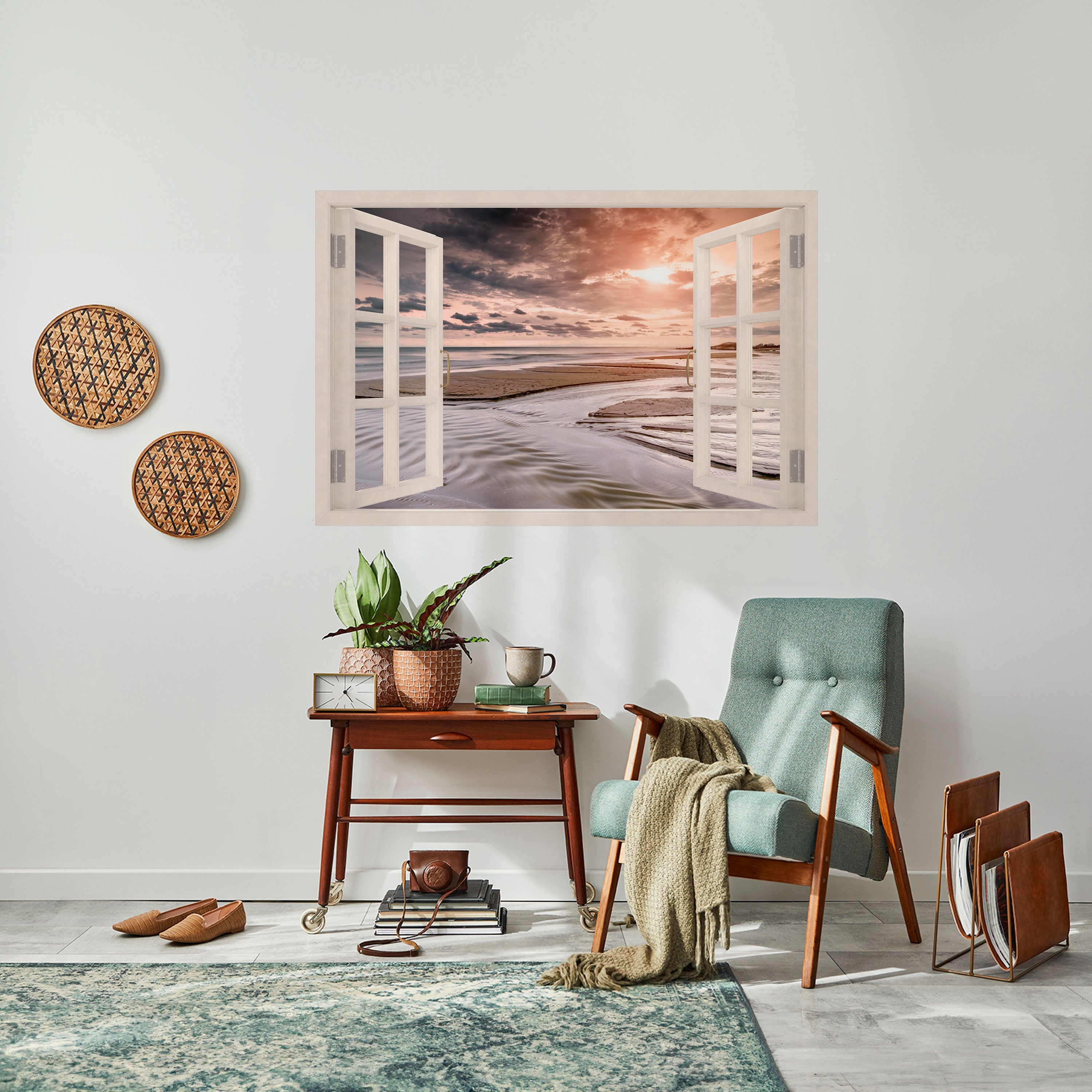 OUVERTURE À LA SÉRÉNITÉ Affiche horizontale autocollante