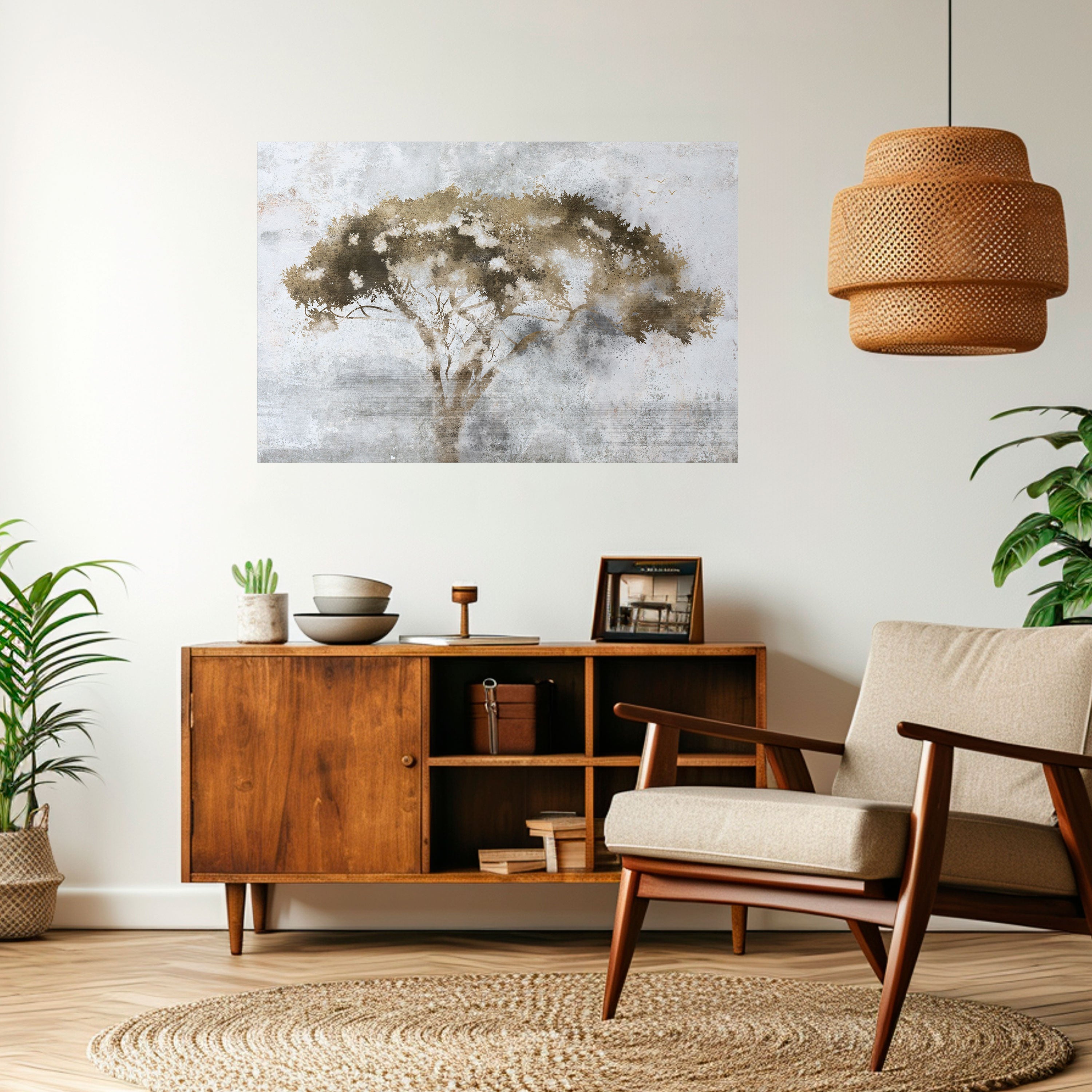 Affiche horizontale autocollante « Lonesome Crown »