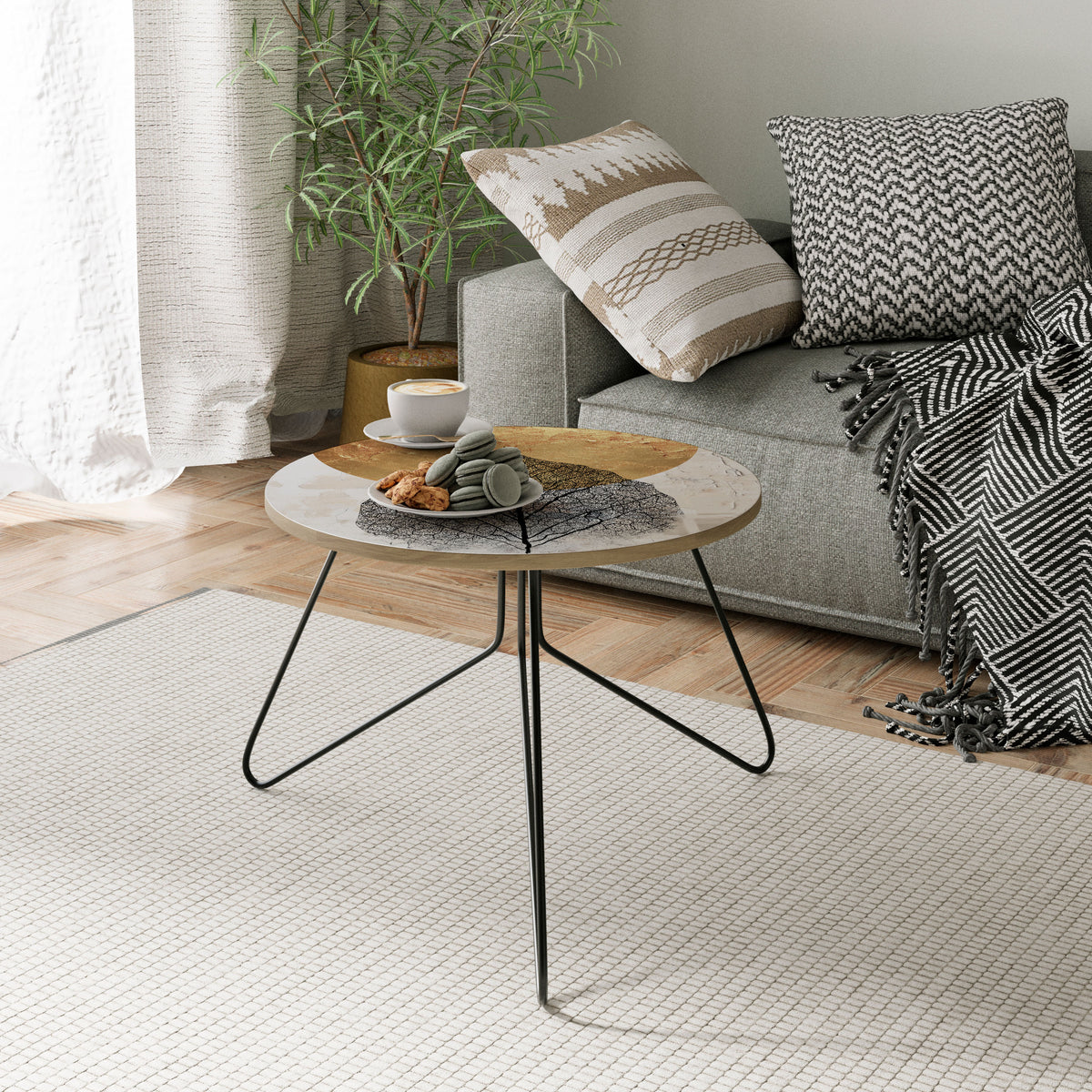 GOLD NERVATIO Coffee Table