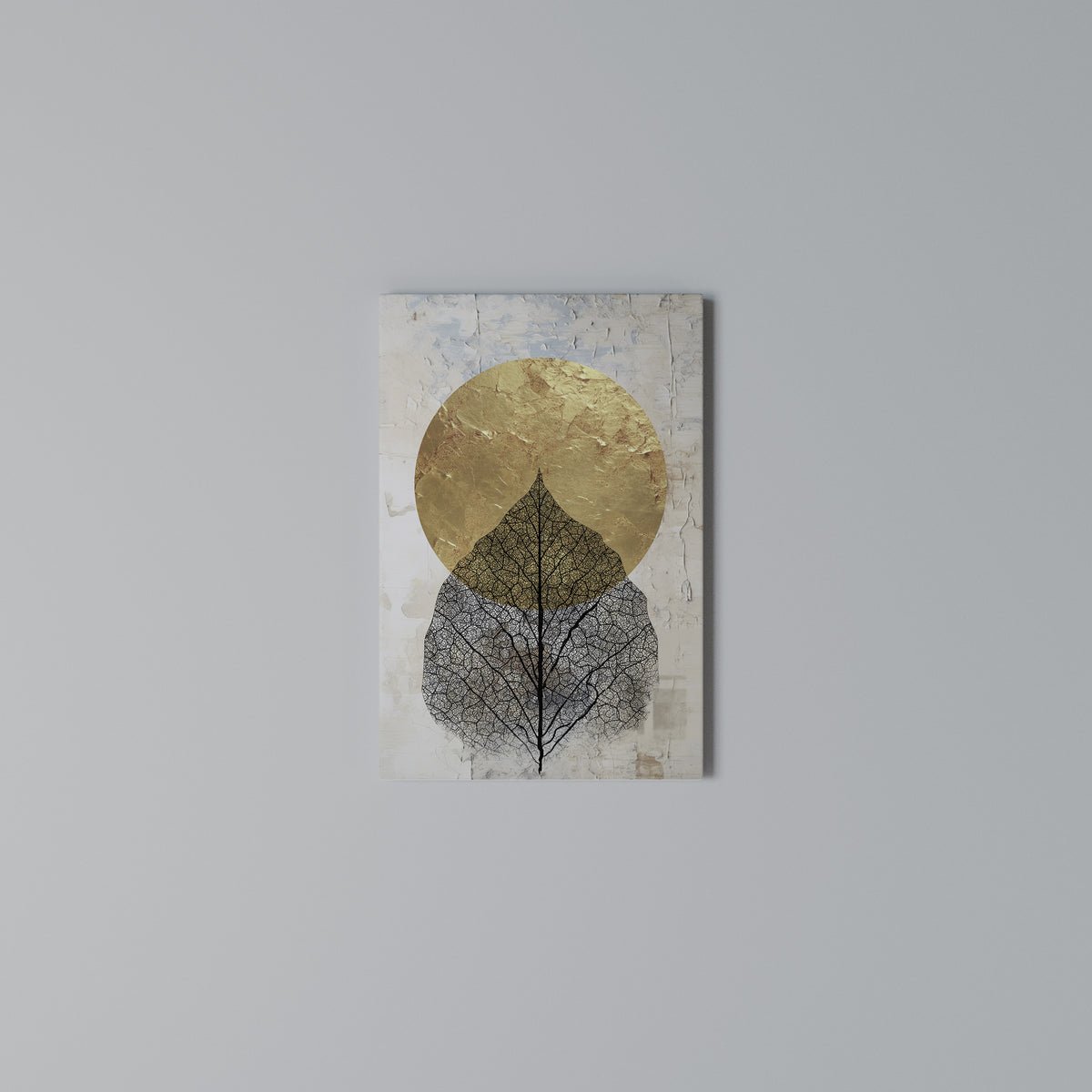 GOLD NERVATIO Vertical Canvas Print