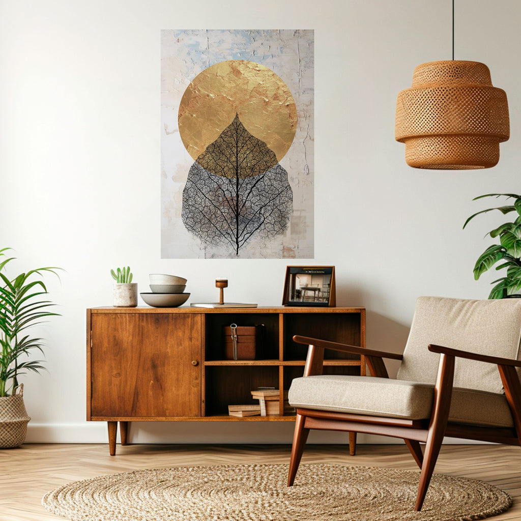 Affiche verticale autocollante GOLD NERVATIO