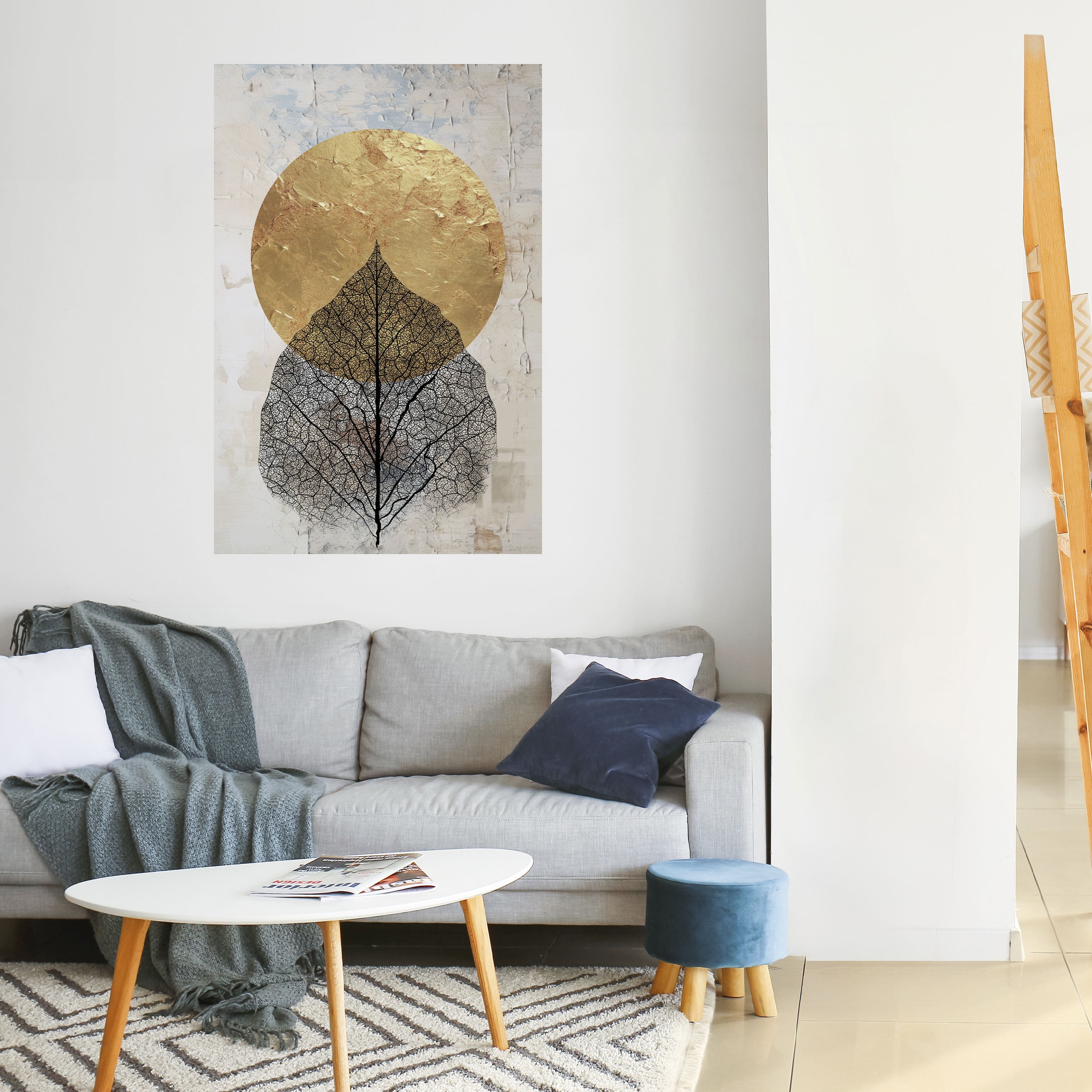 Affiche verticale autocollante GOLD NERVATIO