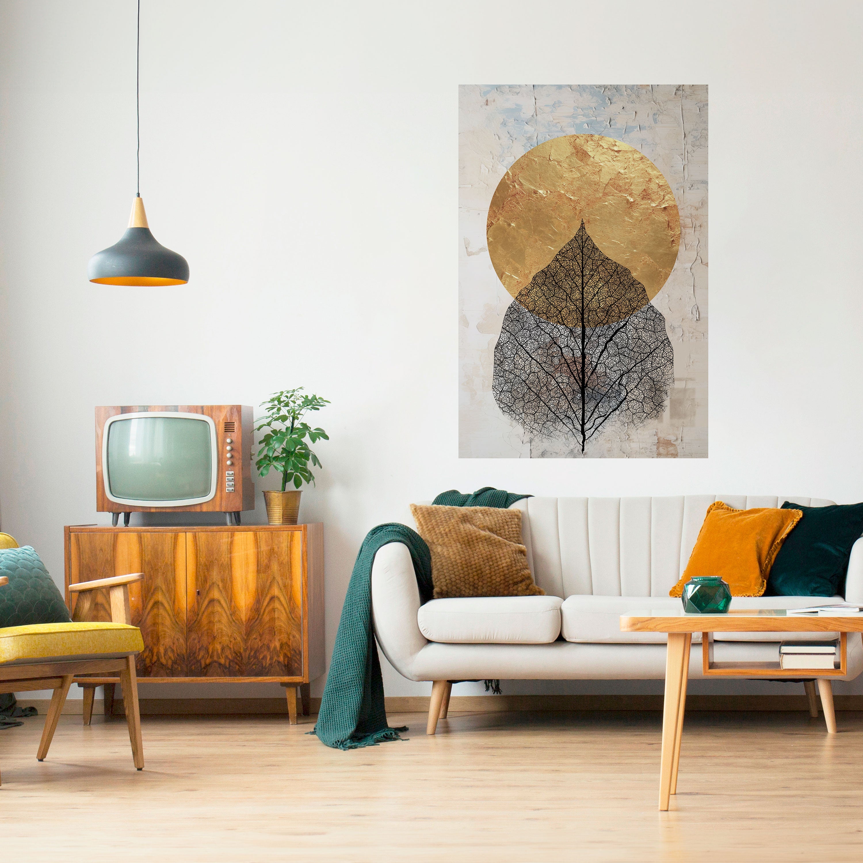 Affiche verticale autocollante GOLD NERVATIO