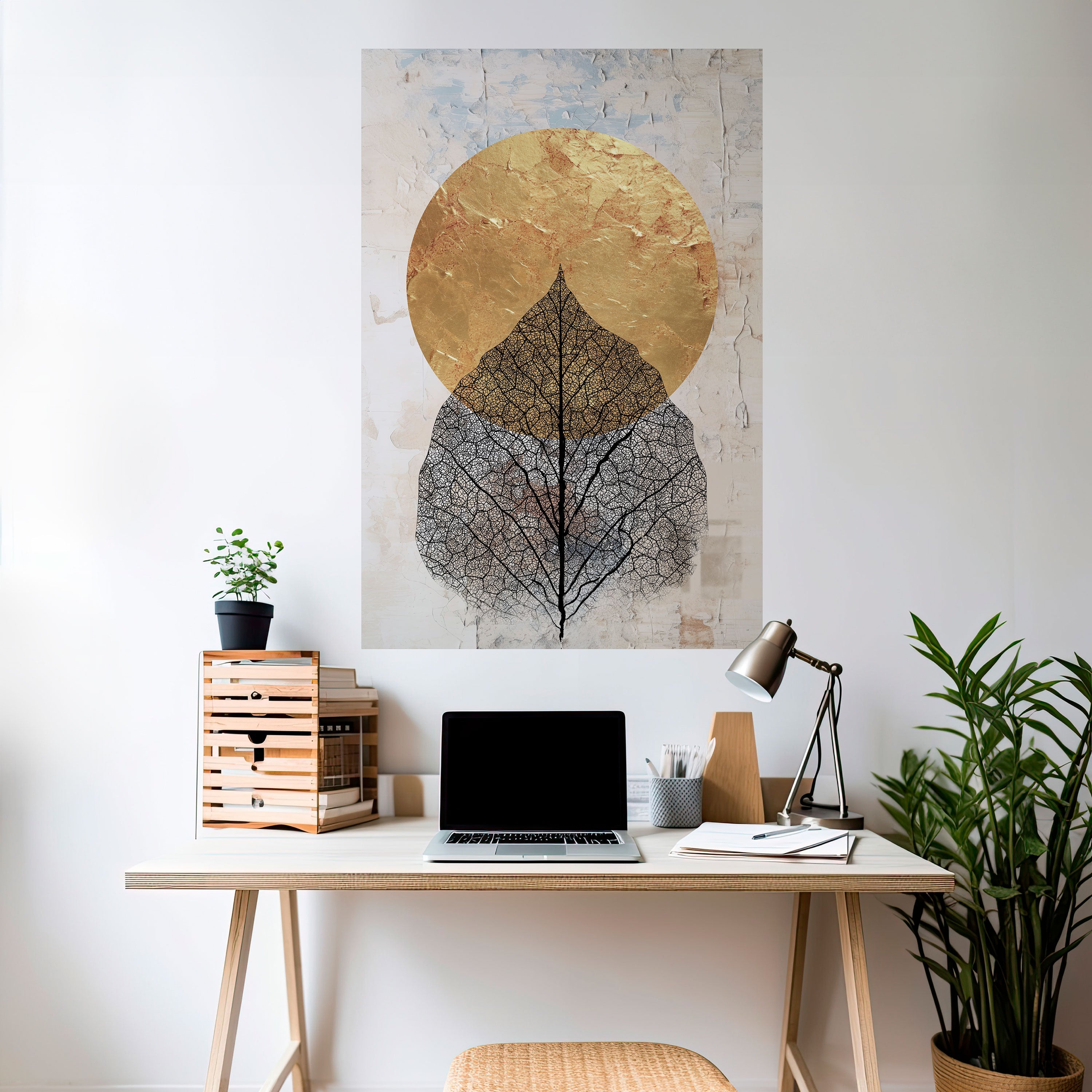 Affiche verticale autocollante GOLD NERVATIO