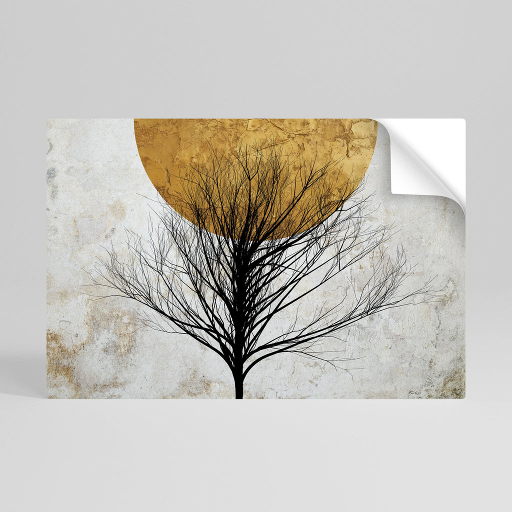 Affiche horizontale autocollante LONELY TREE