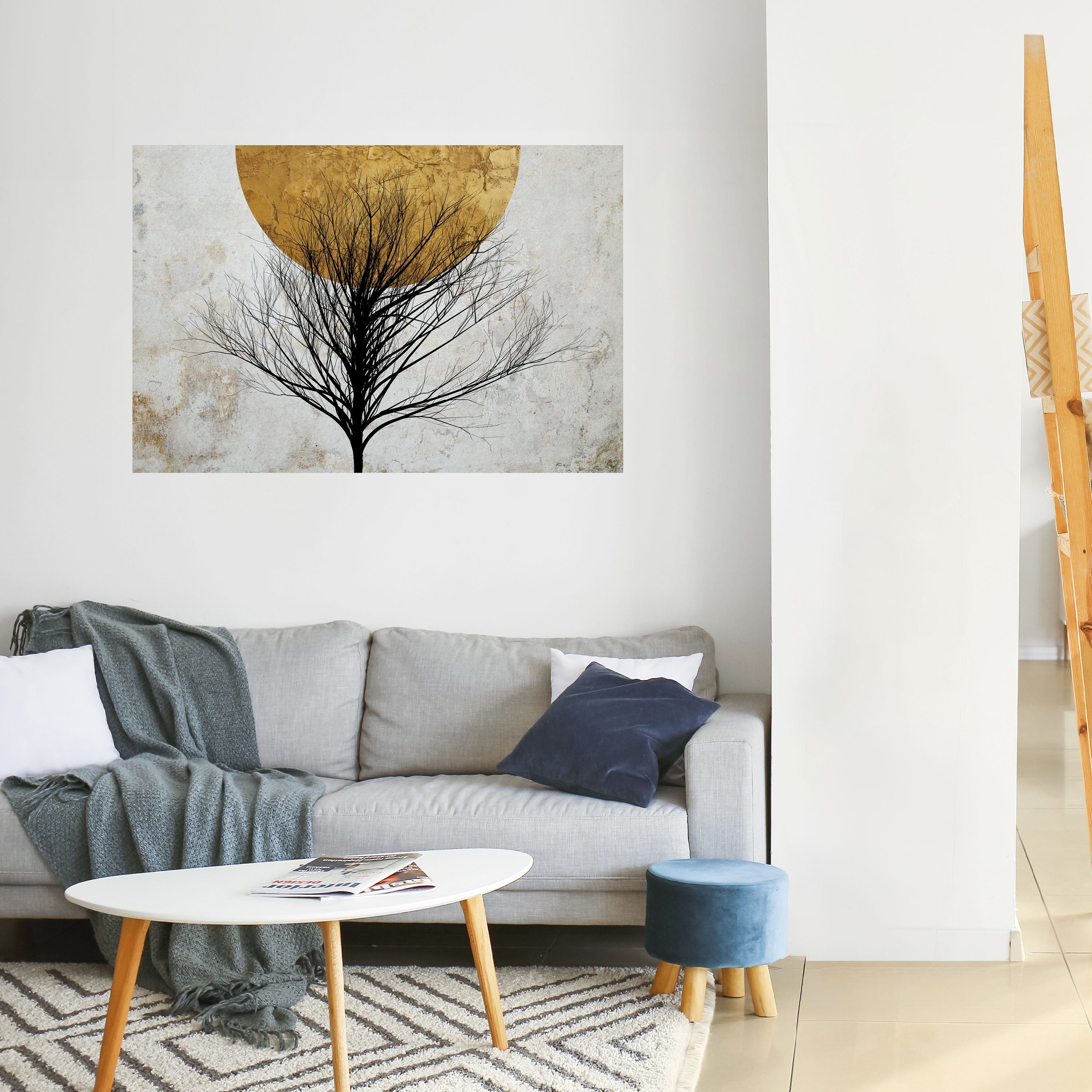 Affiche horizontale autocollante LONELY TREE