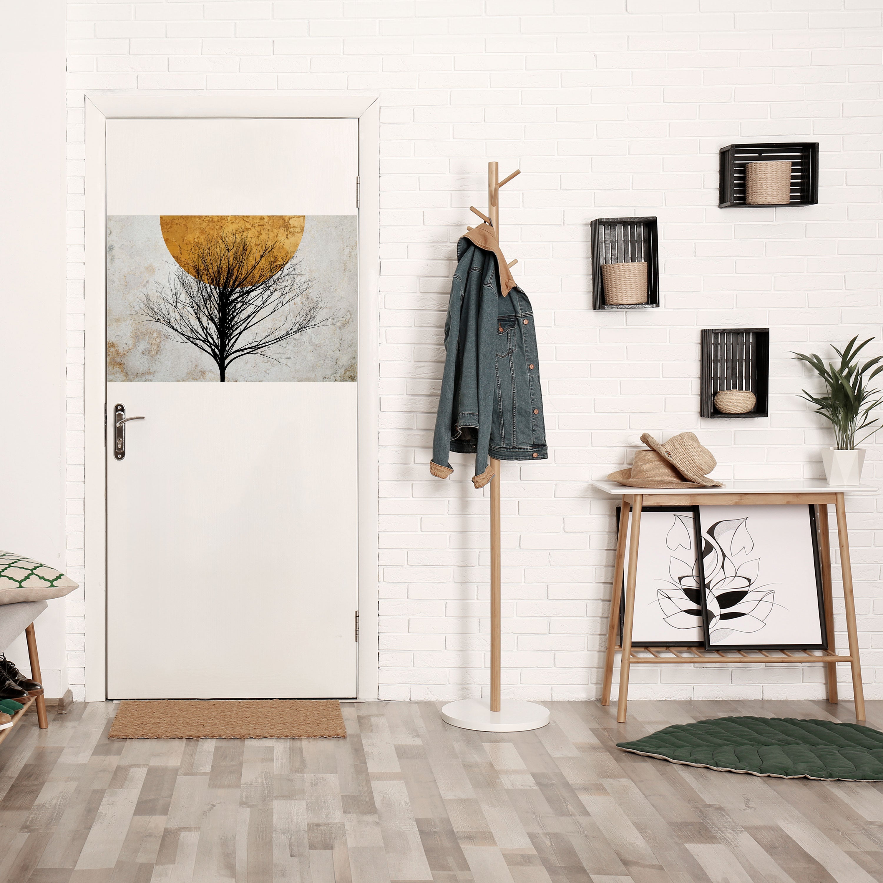 Affiche horizontale autocollante LONELY TREE