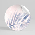 FLORAL MIST ELEGANCE Peel and Stick Round Sticker