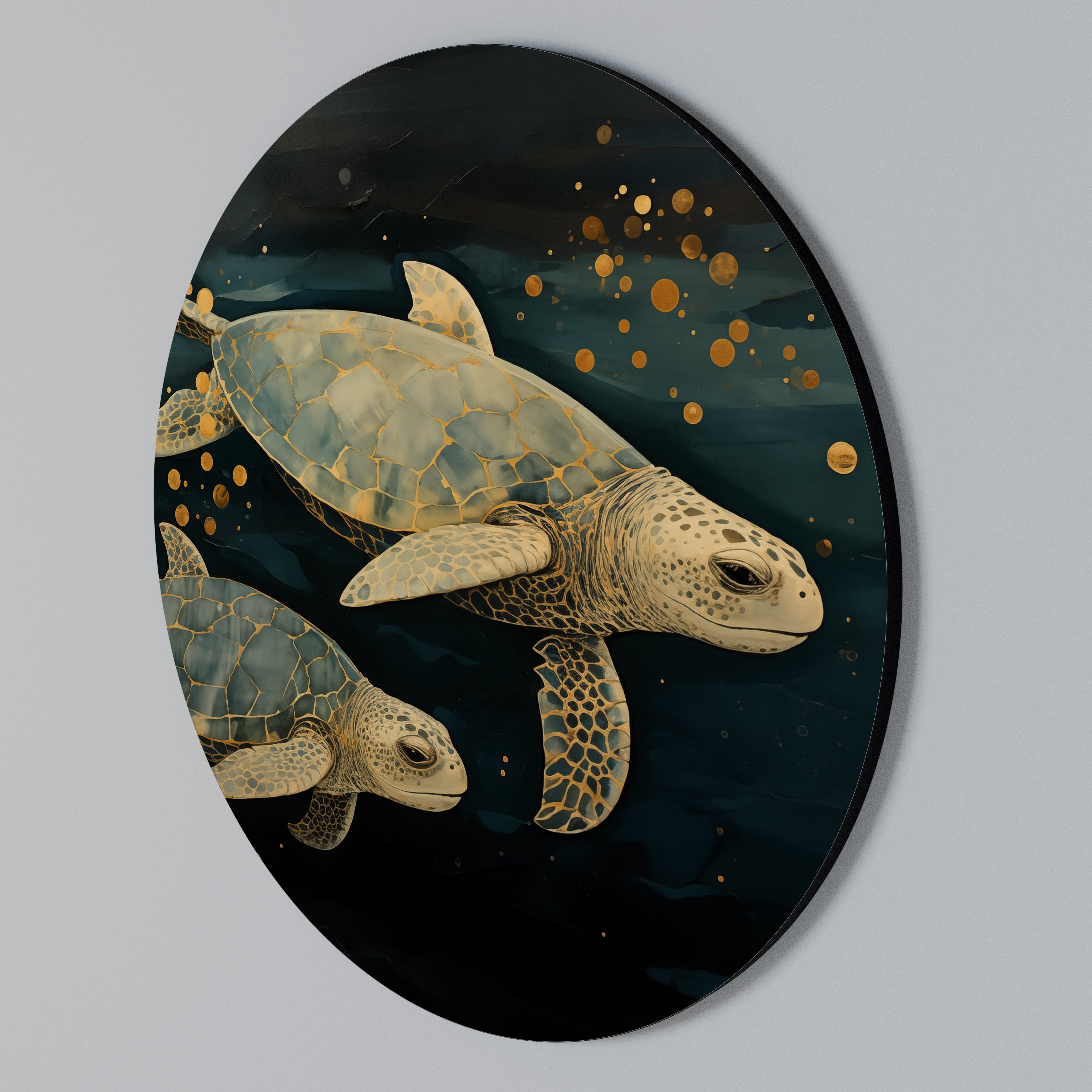 SERENE JOURNEY Round Wall Art