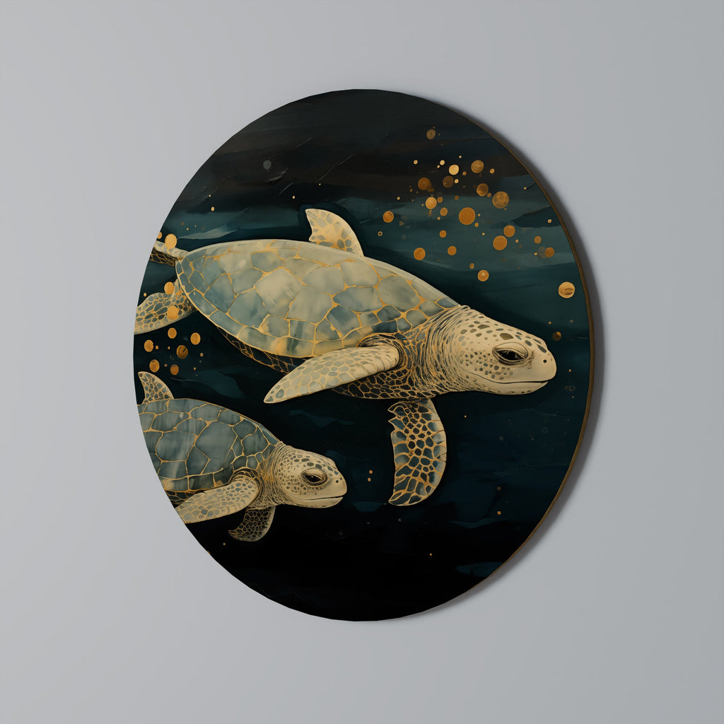 VOYAGE SÉRÉNITÉ Art mural rond