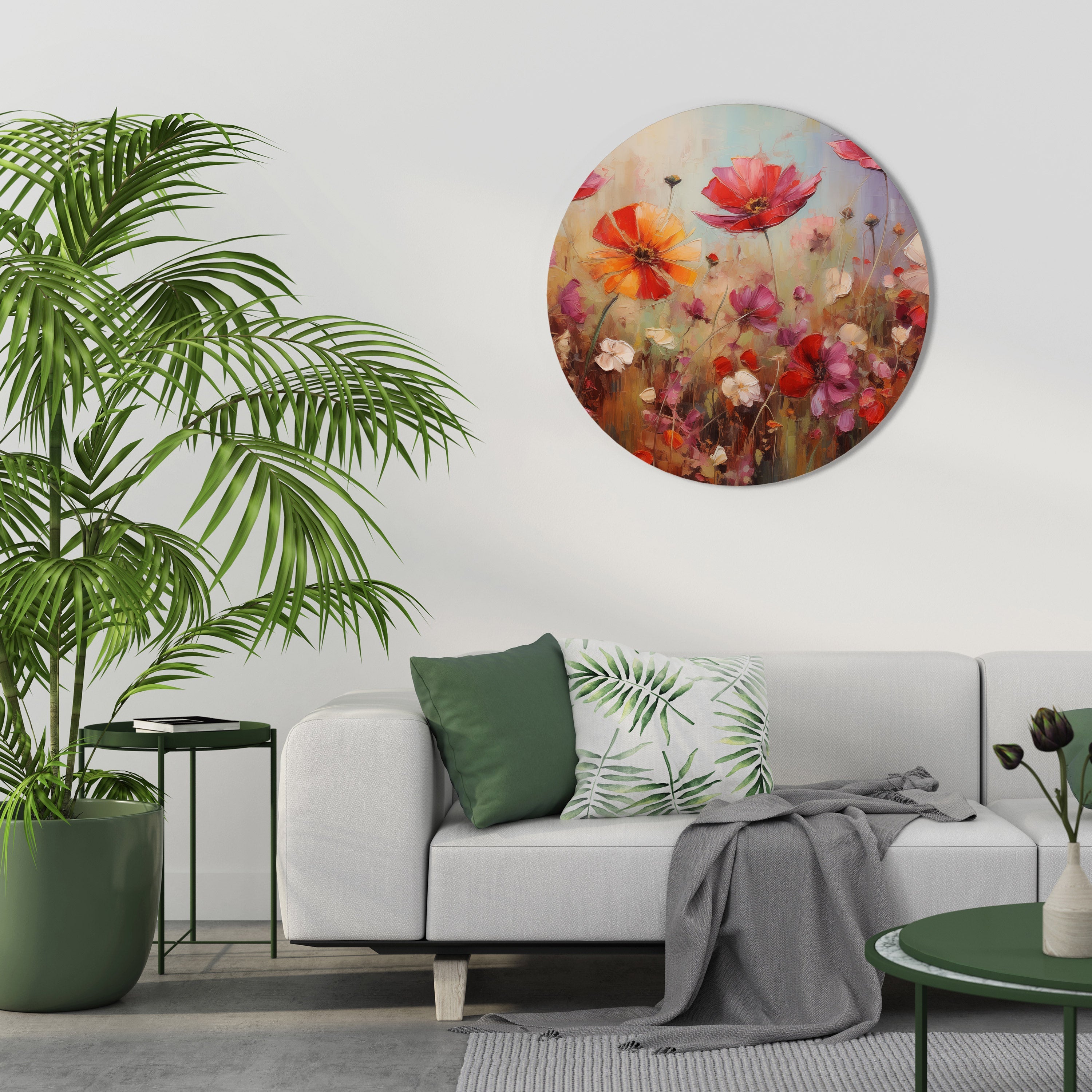 Décoration murale ronde GARDEN DAYDREAM