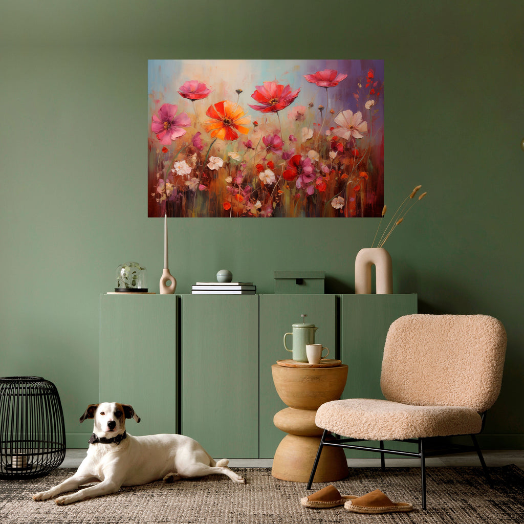 Affiche horizontale autocollante GARDEN DAYDREAM