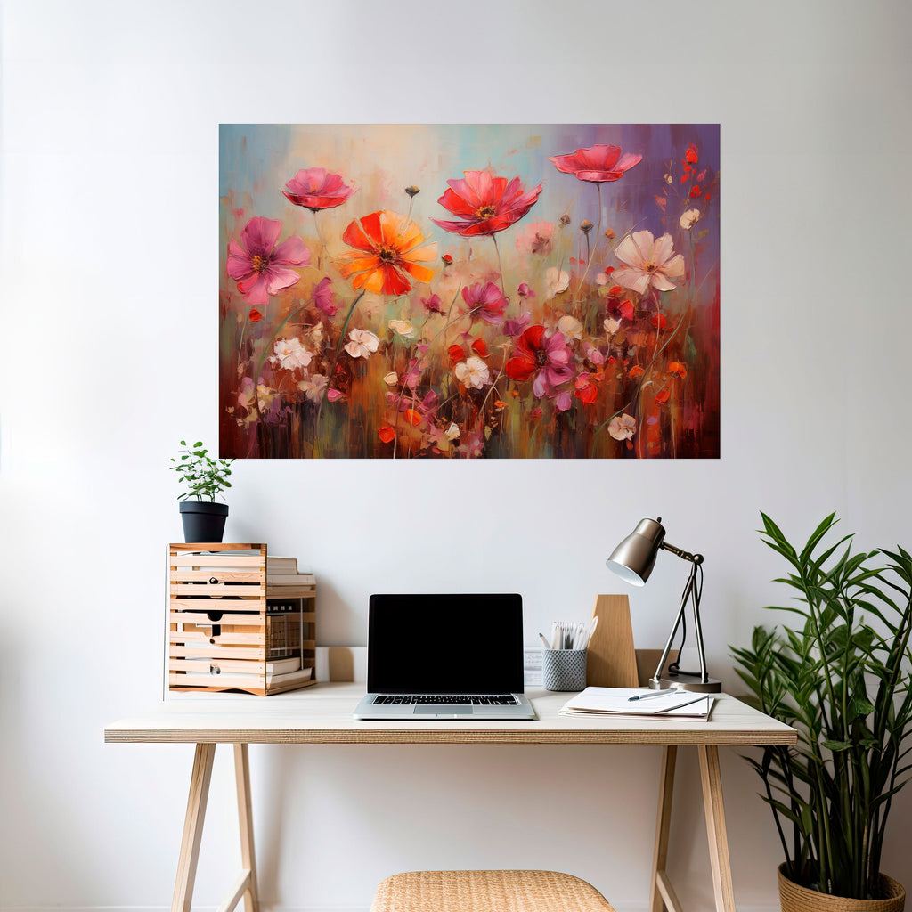 Affiche horizontale autocollante GARDEN DAYDREAM