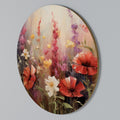 VIBRANT BLOOM SYMPHONY Round Wall Art
