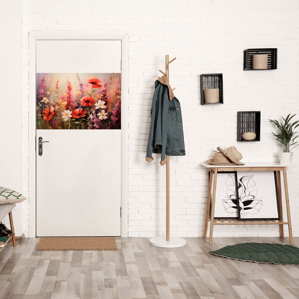 Affiche horizontale autocollante « SYMPHONIE DE FLEURS VIBRANTES »