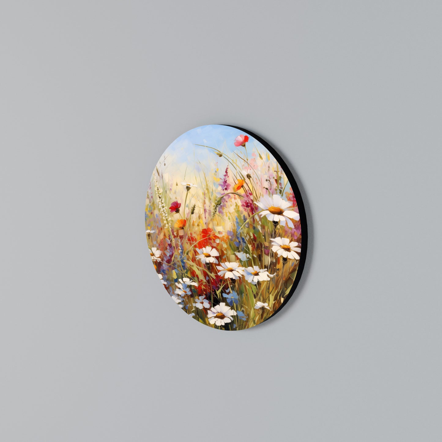 DAISY DAYDREAMS Round Wall Art