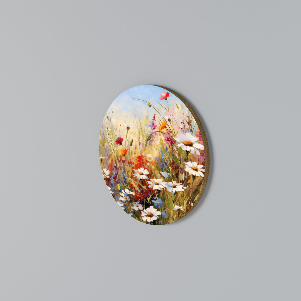 DAISY DAYDREAMS Round Wall Art