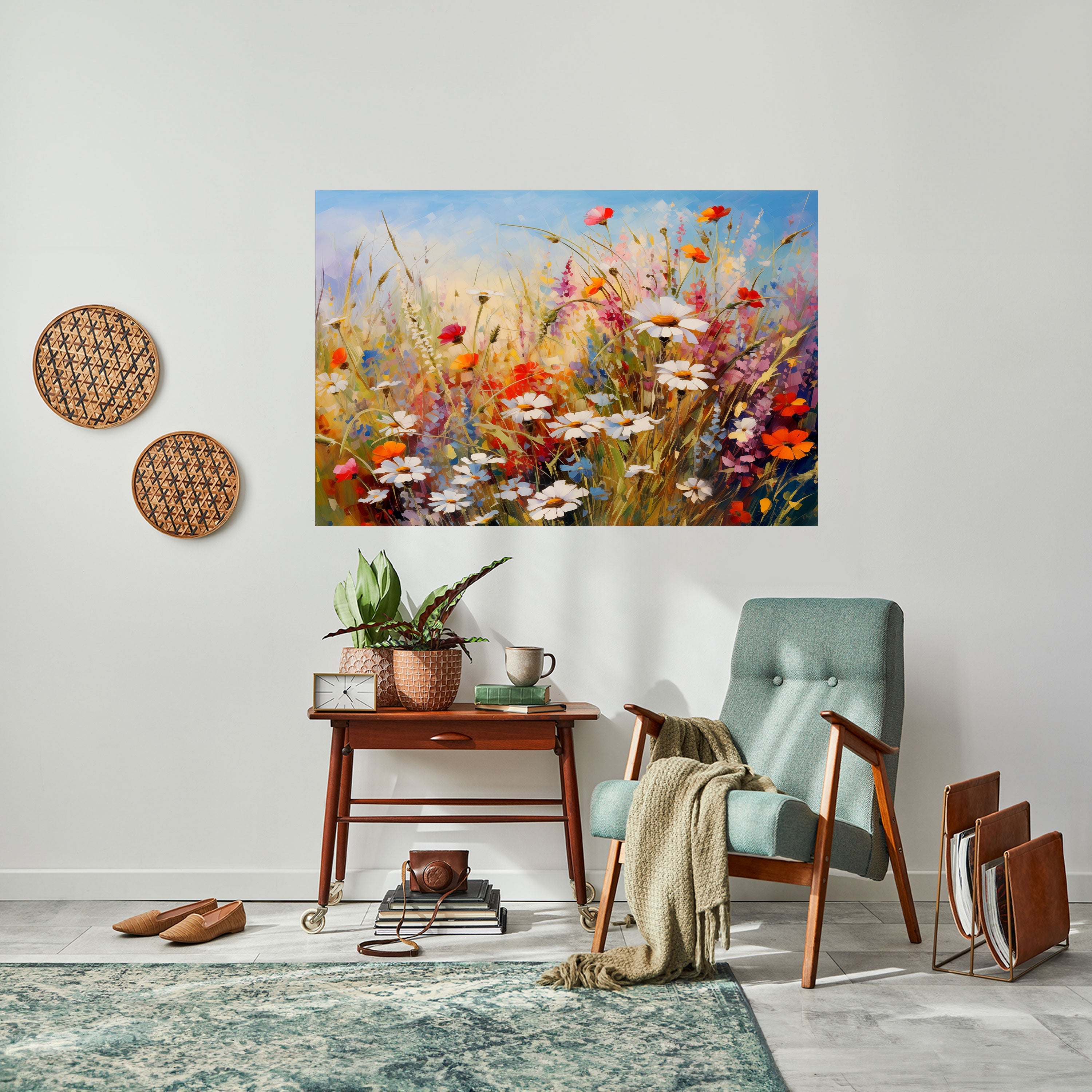 Affiche horizontale autocollante DAISY DAYDREAMS