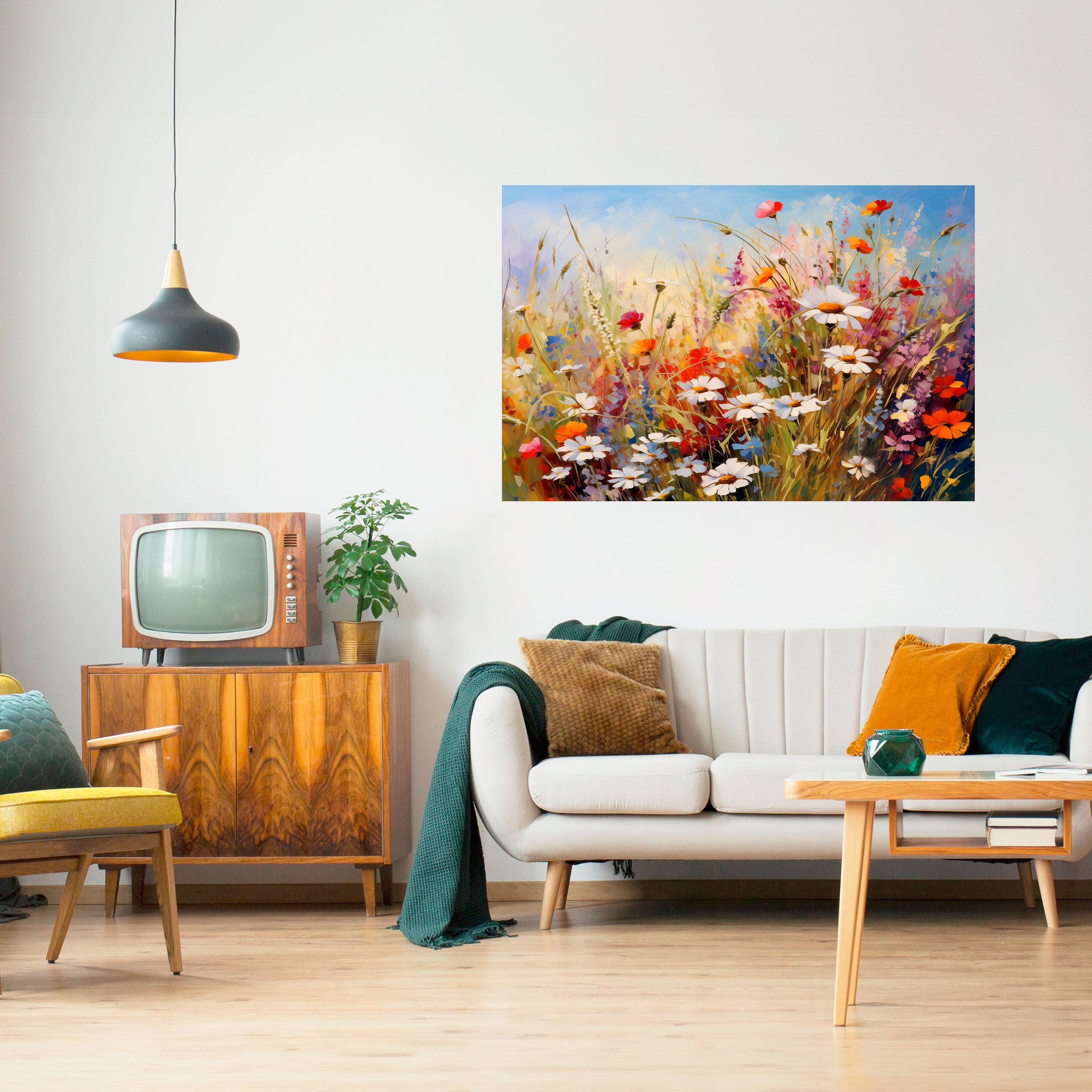 Affiche horizontale autocollante DAISY DAYDREAMS