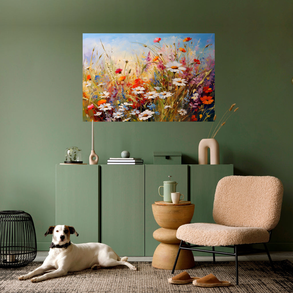 DAISY DAYDREAMS Peel and Stick Horizontal Poster