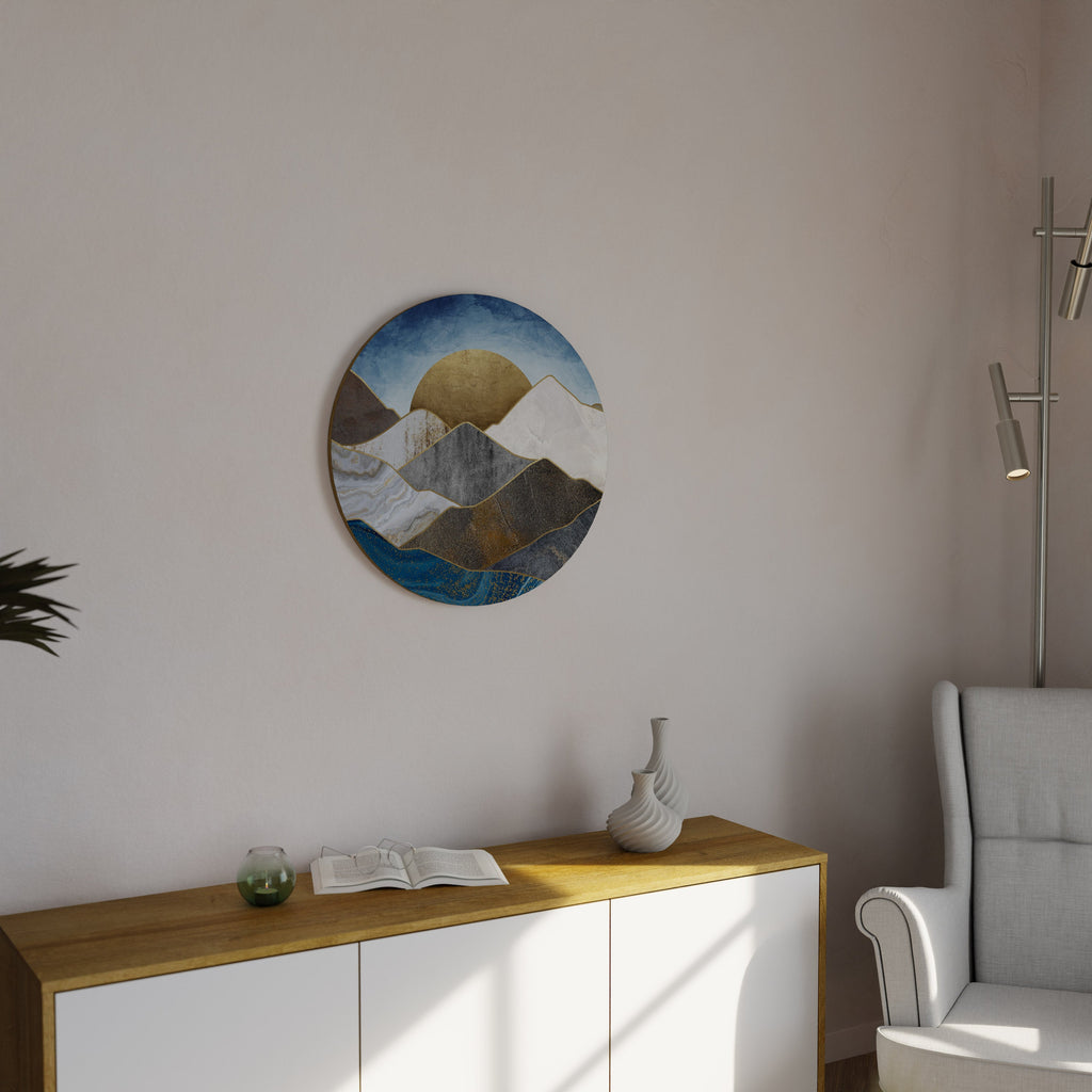 Décoration murale ronde SHEEN OF PEAKS