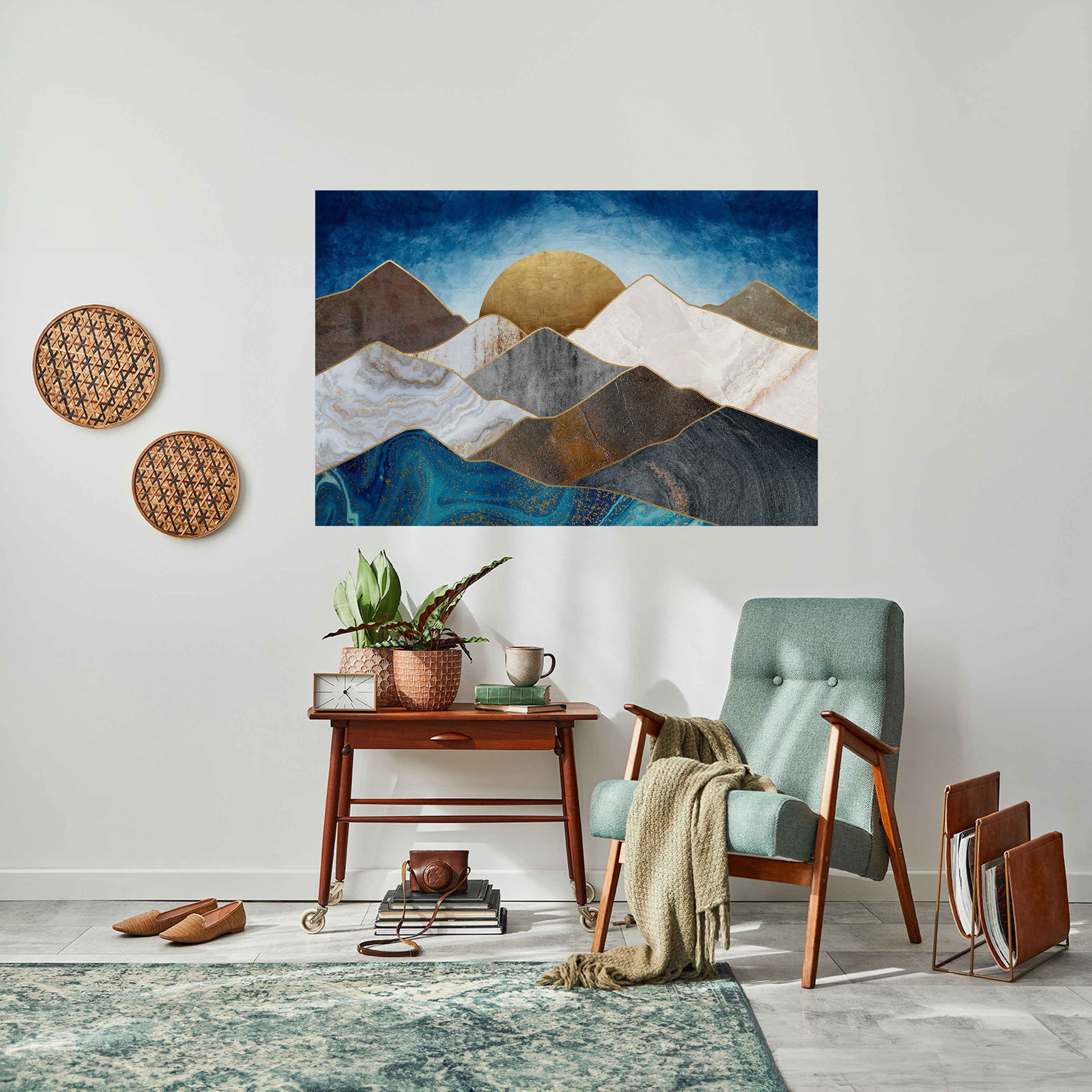 Affiche horizontale autocollante « SHEEN OF PEAKS »