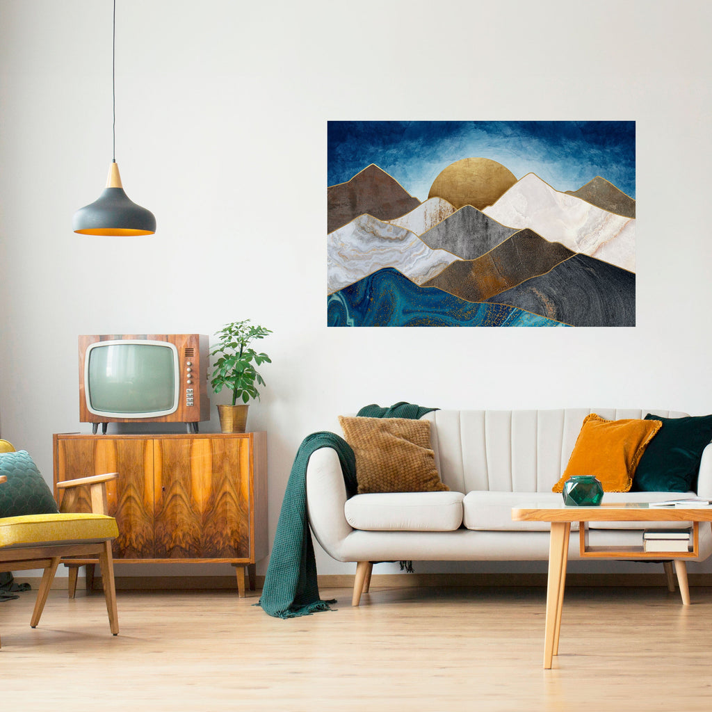 Affiche horizontale autocollante « SHEEN OF PEAKS »