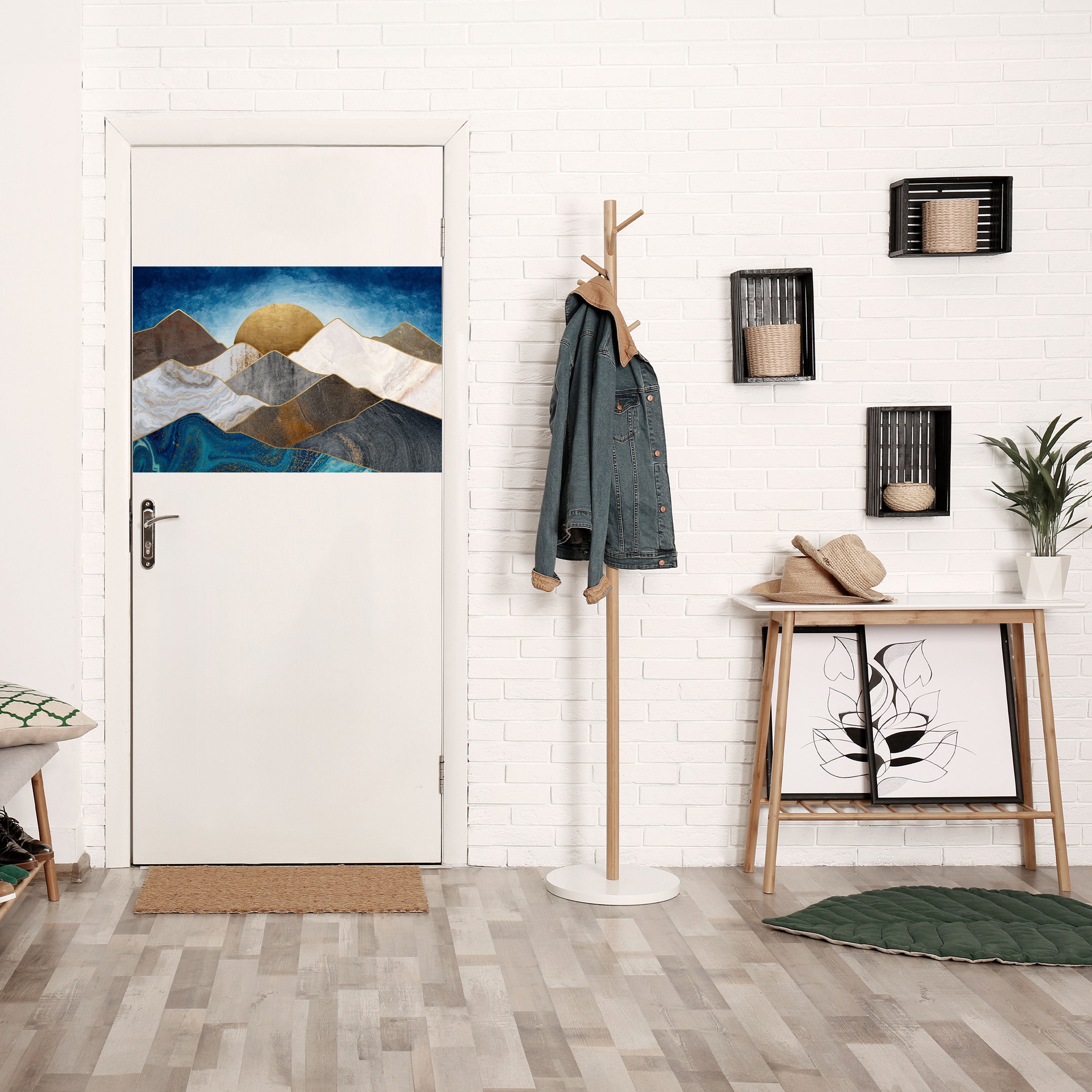 Affiche horizontale autocollante « SHEEN OF PEAKS »