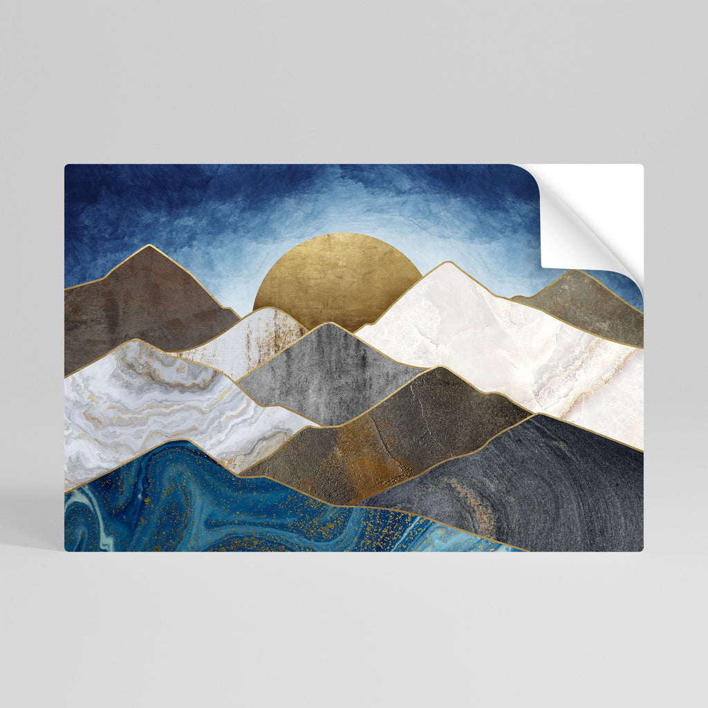 Affiche horizontale autocollante « SHEEN OF PEAKS »