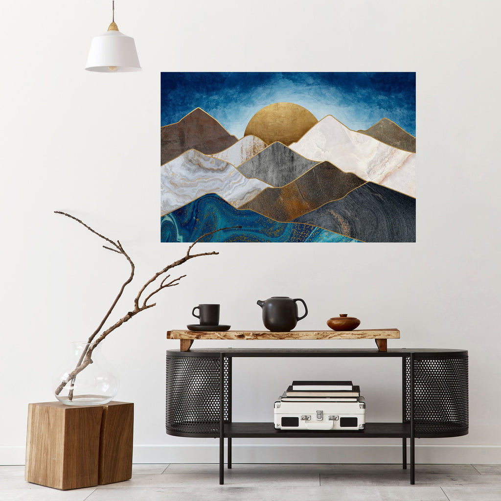 Affiche horizontale autocollante « SHEEN OF PEAKS »