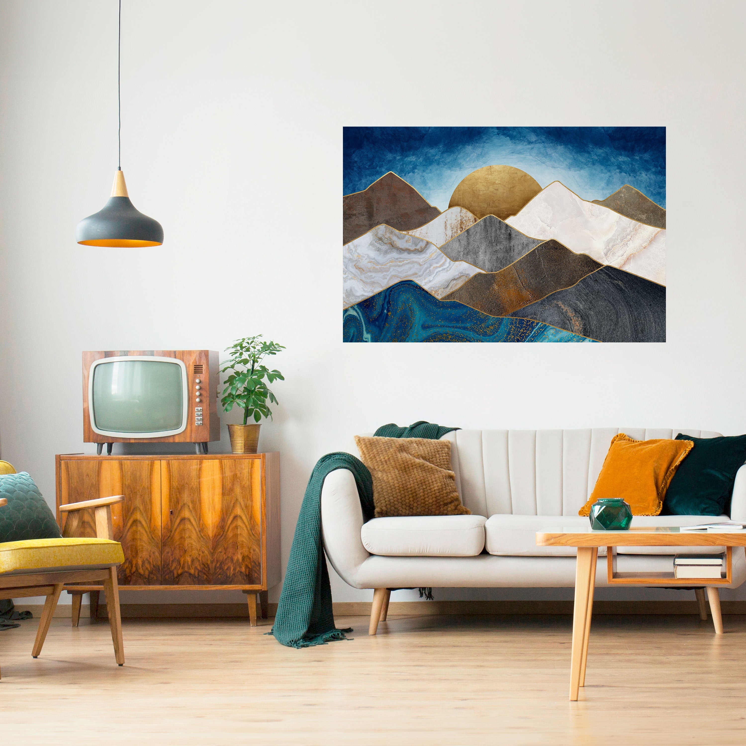 Affiche horizontale autocollante « SHEEN OF PEAKS »