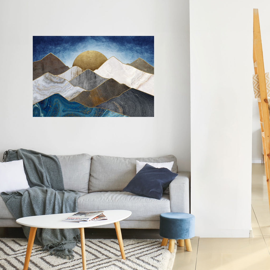 Affiche horizontale autocollante « SHEEN OF PEAKS »