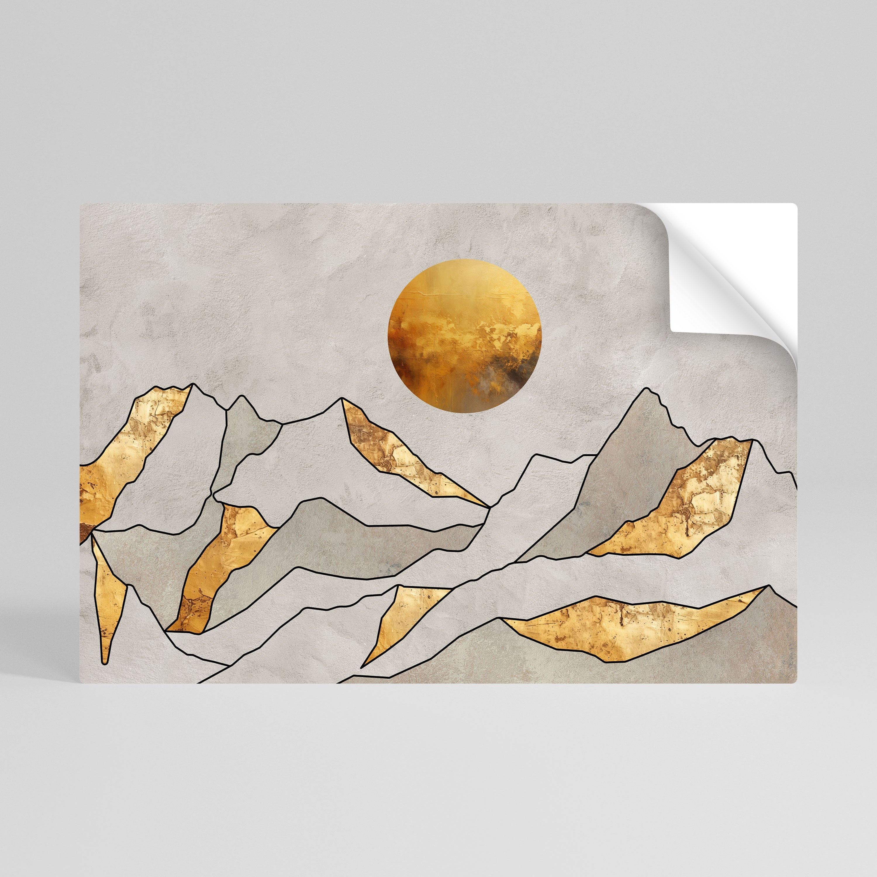 Affiche horizontale autocollante SUNNY BLAZE