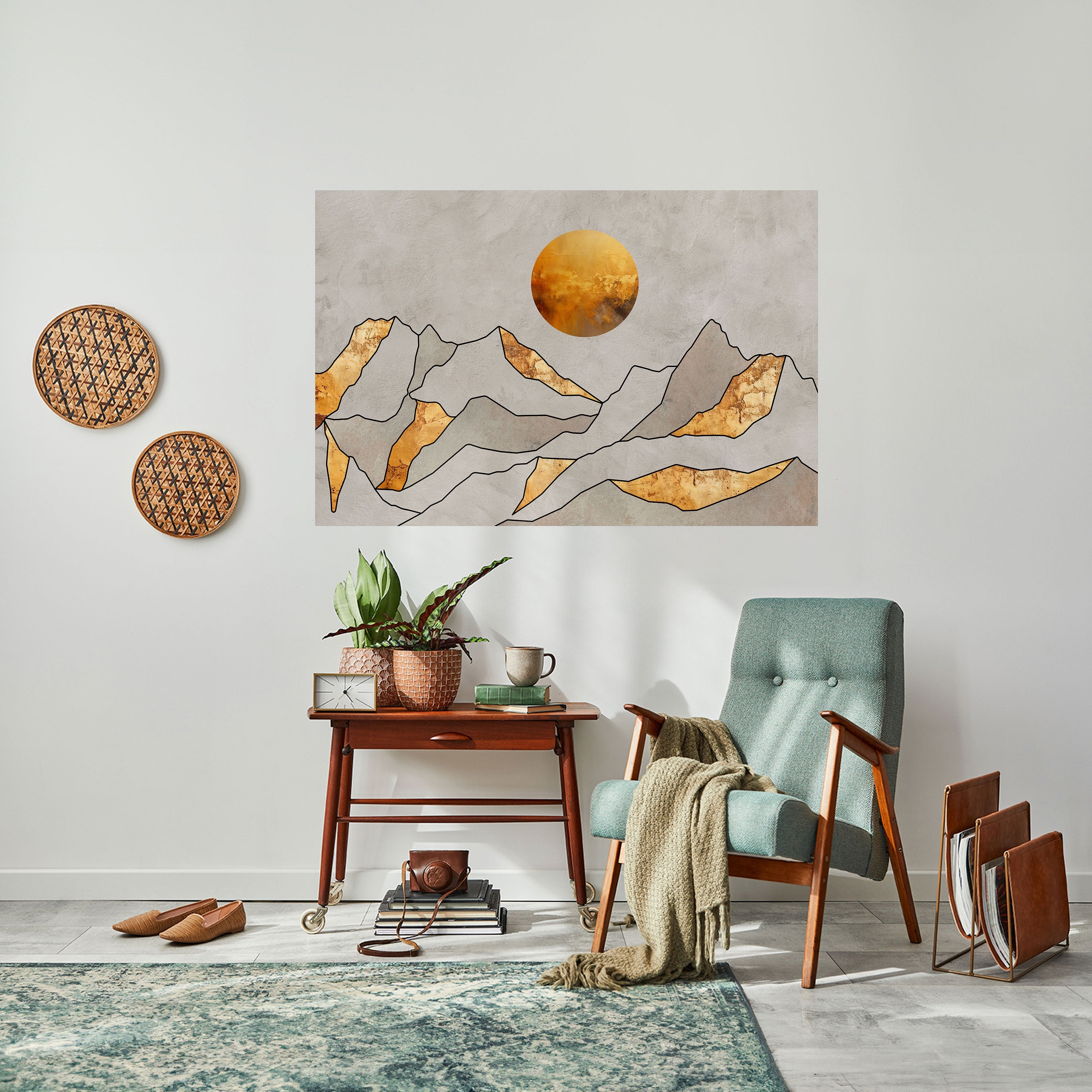 Affiche horizontale autocollante SUNNY BLAZE