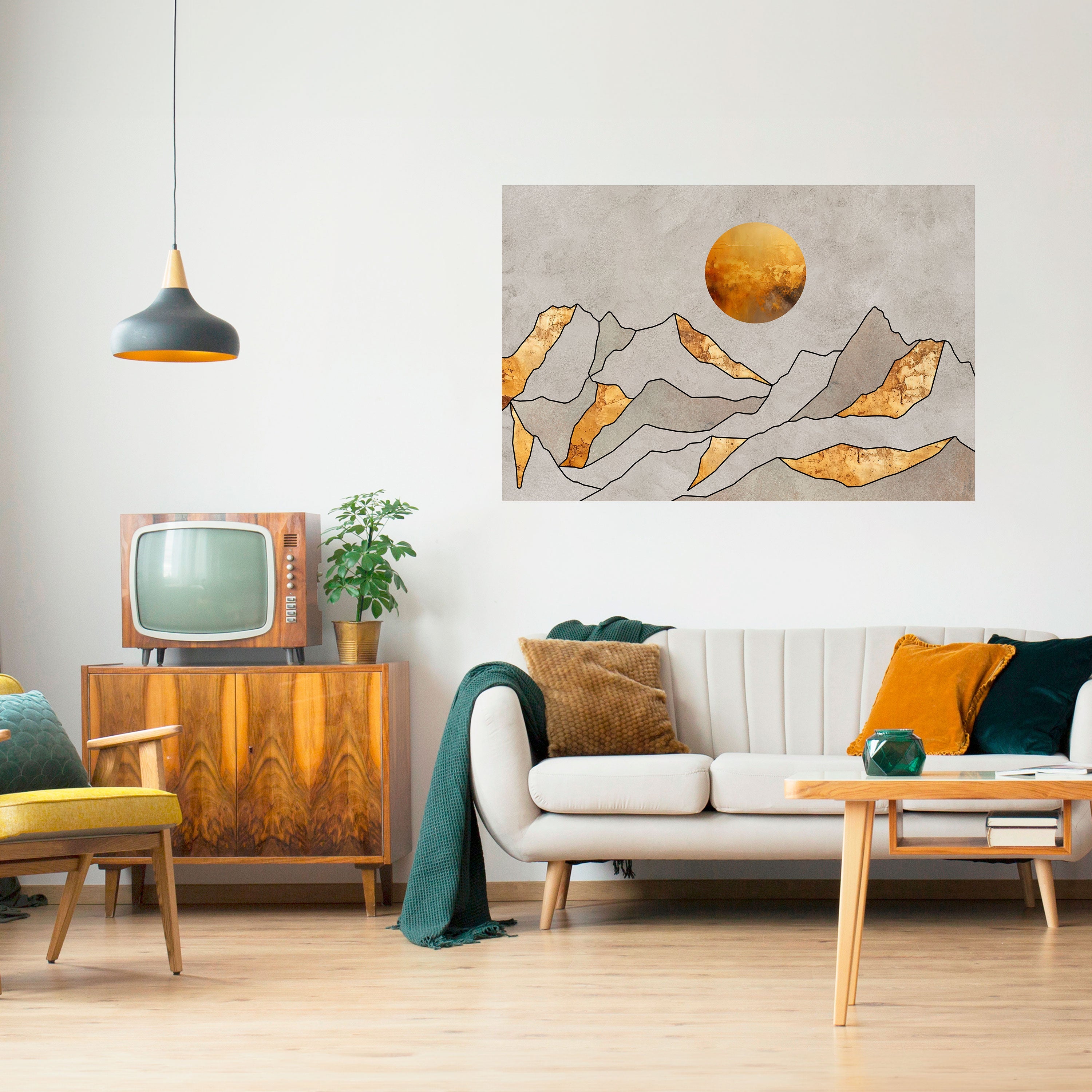 Affiche horizontale autocollante SUNNY BLAZE