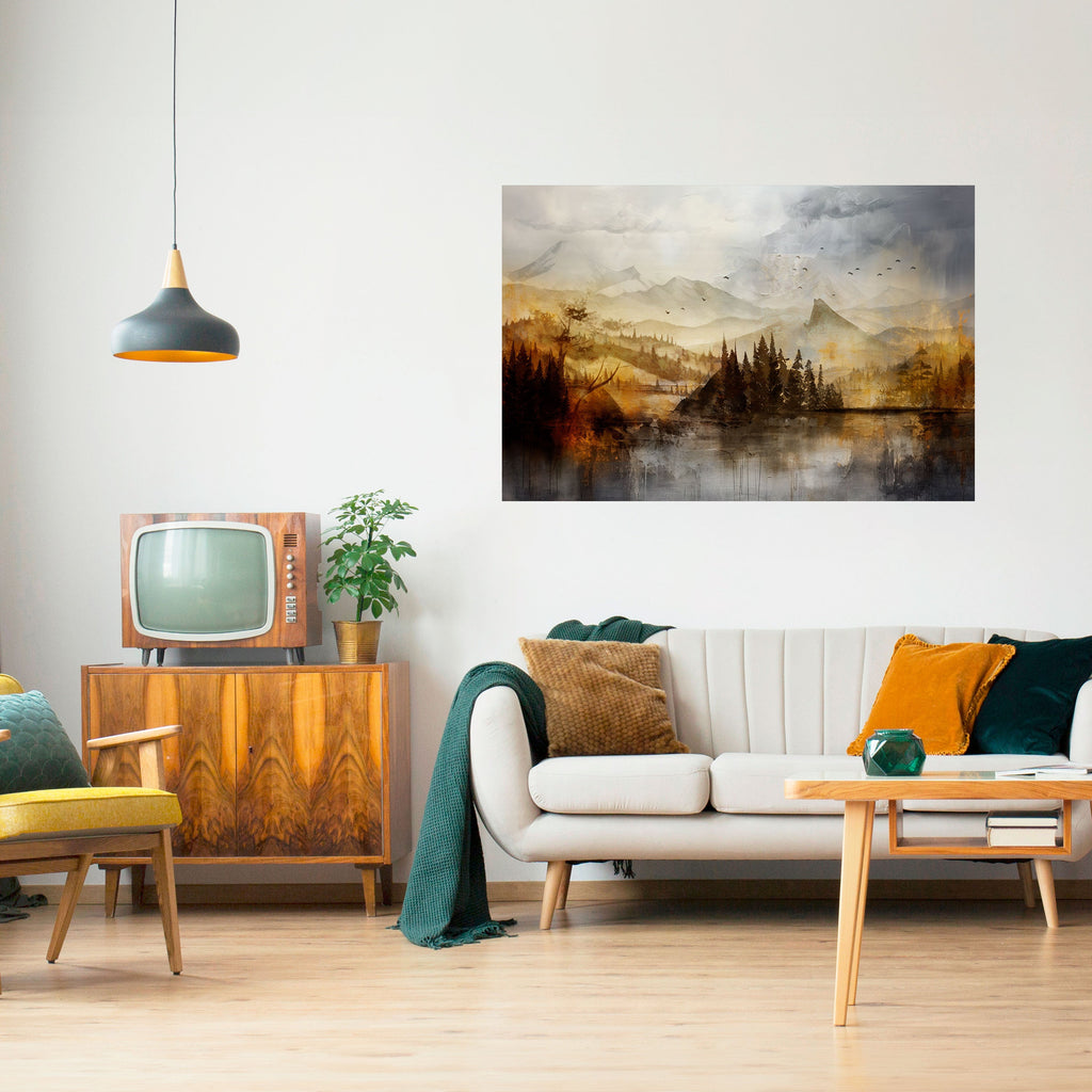 Affiche horizontale autocollante AURA D'AUTOMNE