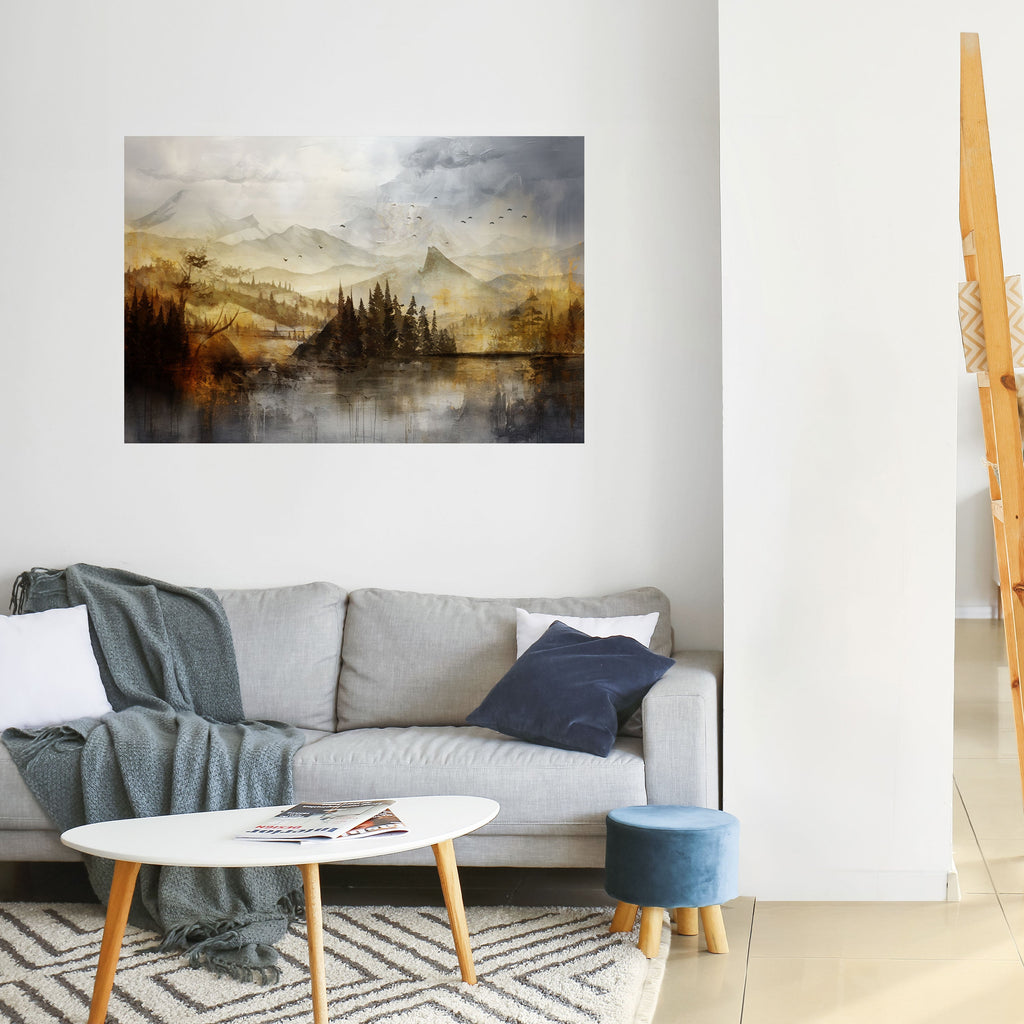 Affiche horizontale autocollante AURA D'AUTOMNE