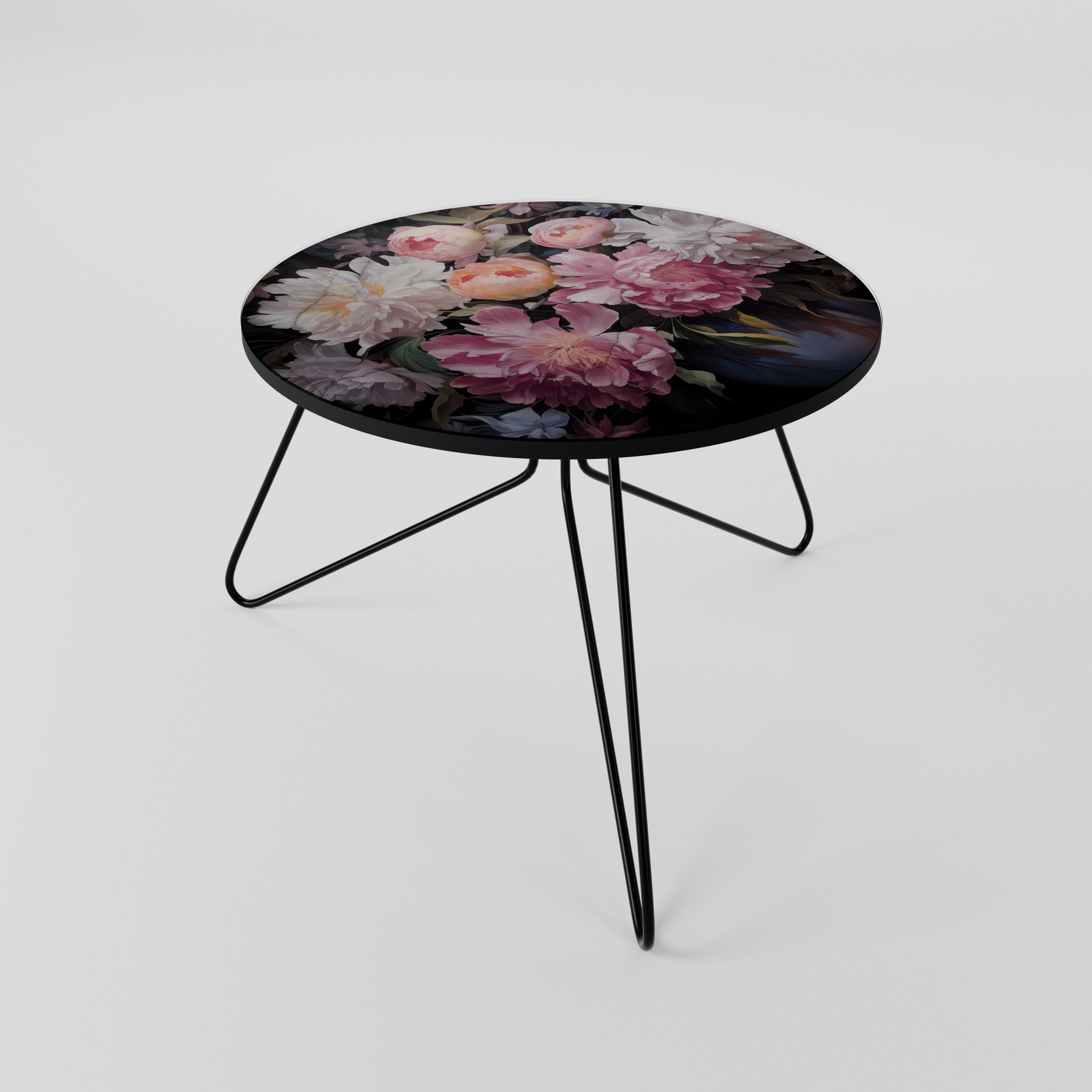 Table basse CRASHED PEONIES 60