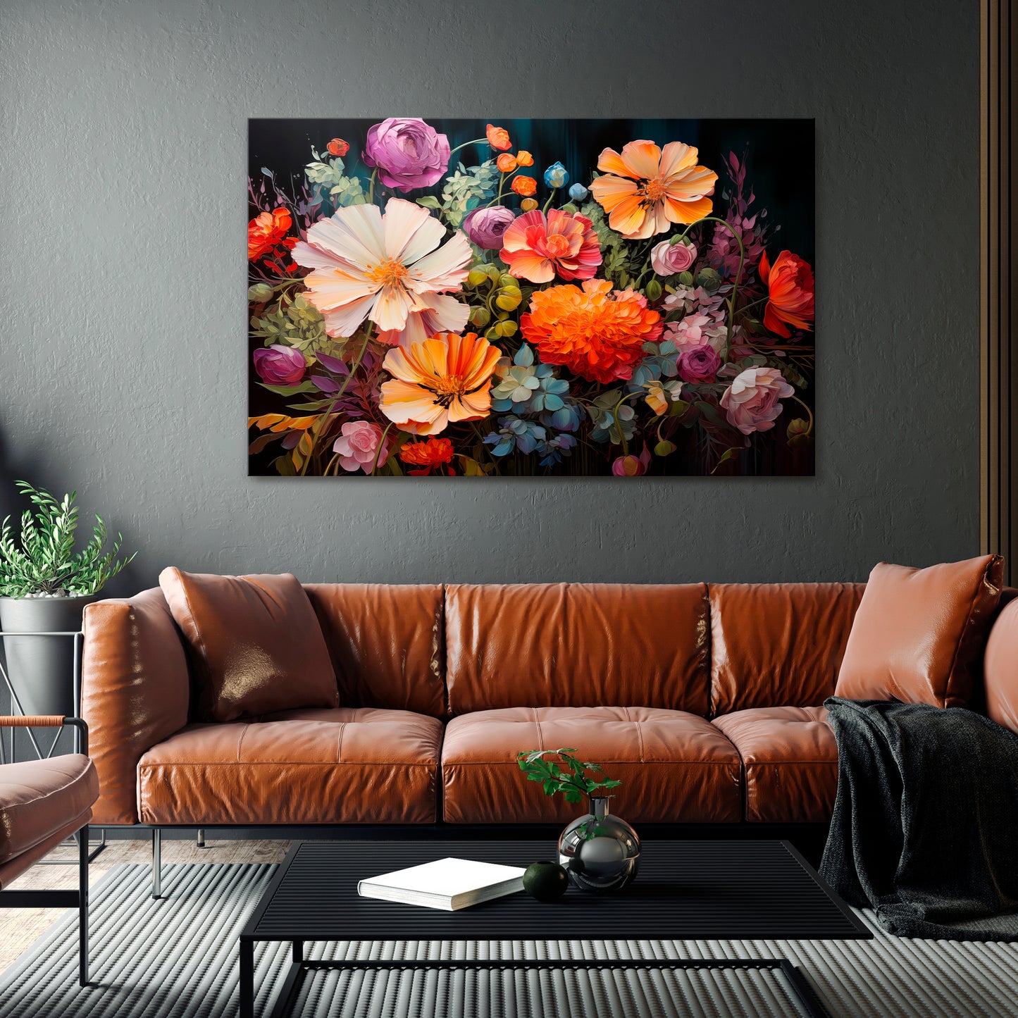 BLOOMING WILDERNESS Horizontal Canvas Print