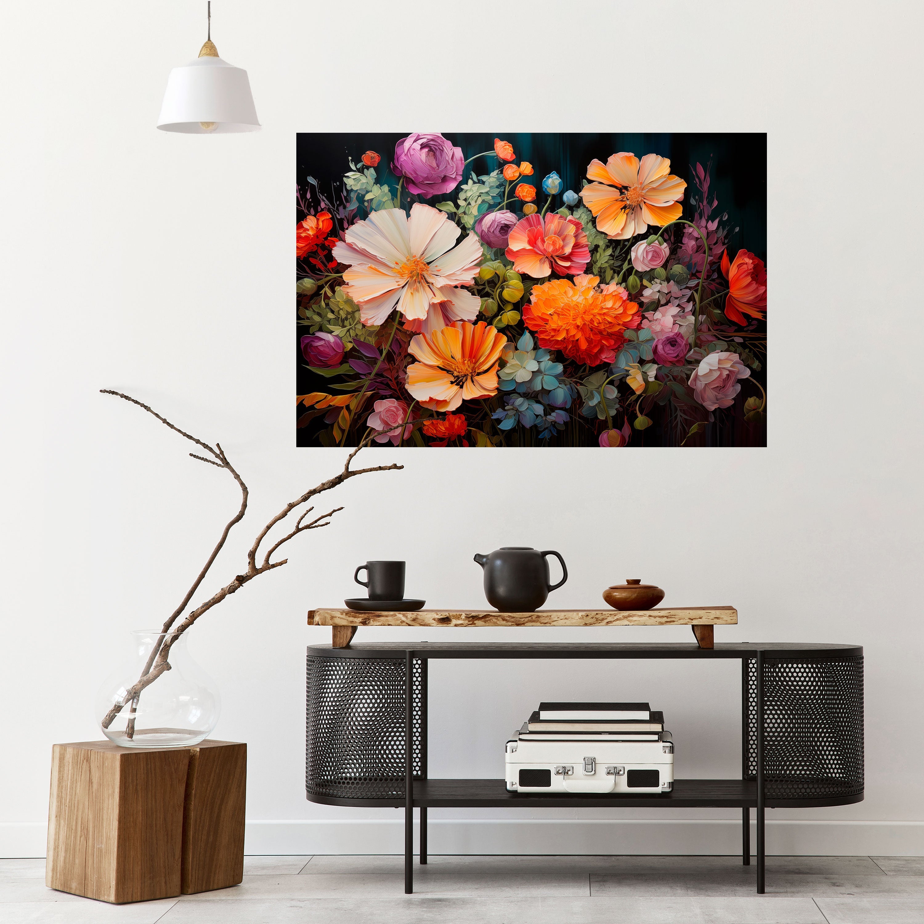 Affiche horizontale autocollante « BLOOMING WILDERNESS »